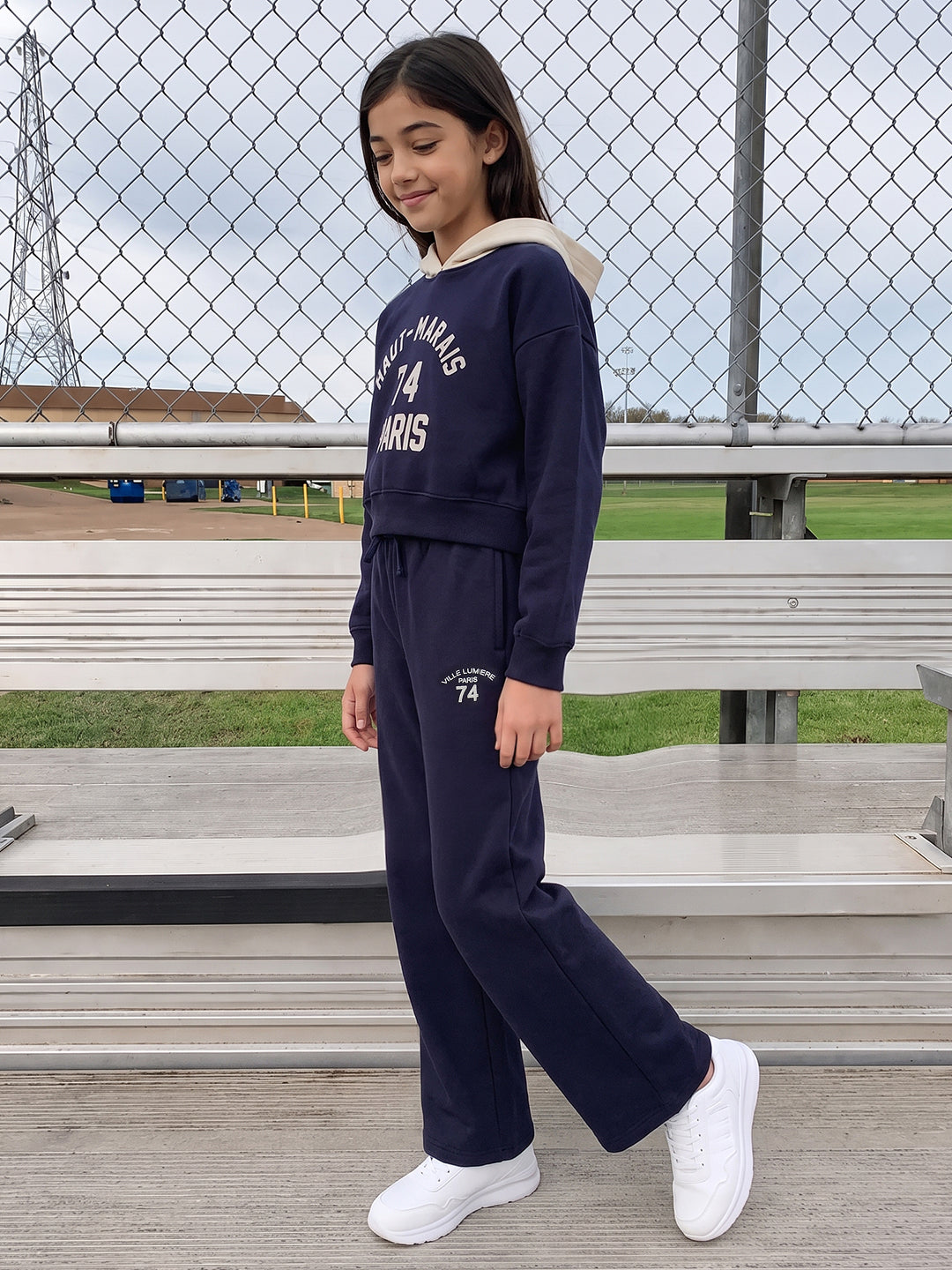 Lil Tomatoes Girls Cotton Fleece Track Suits