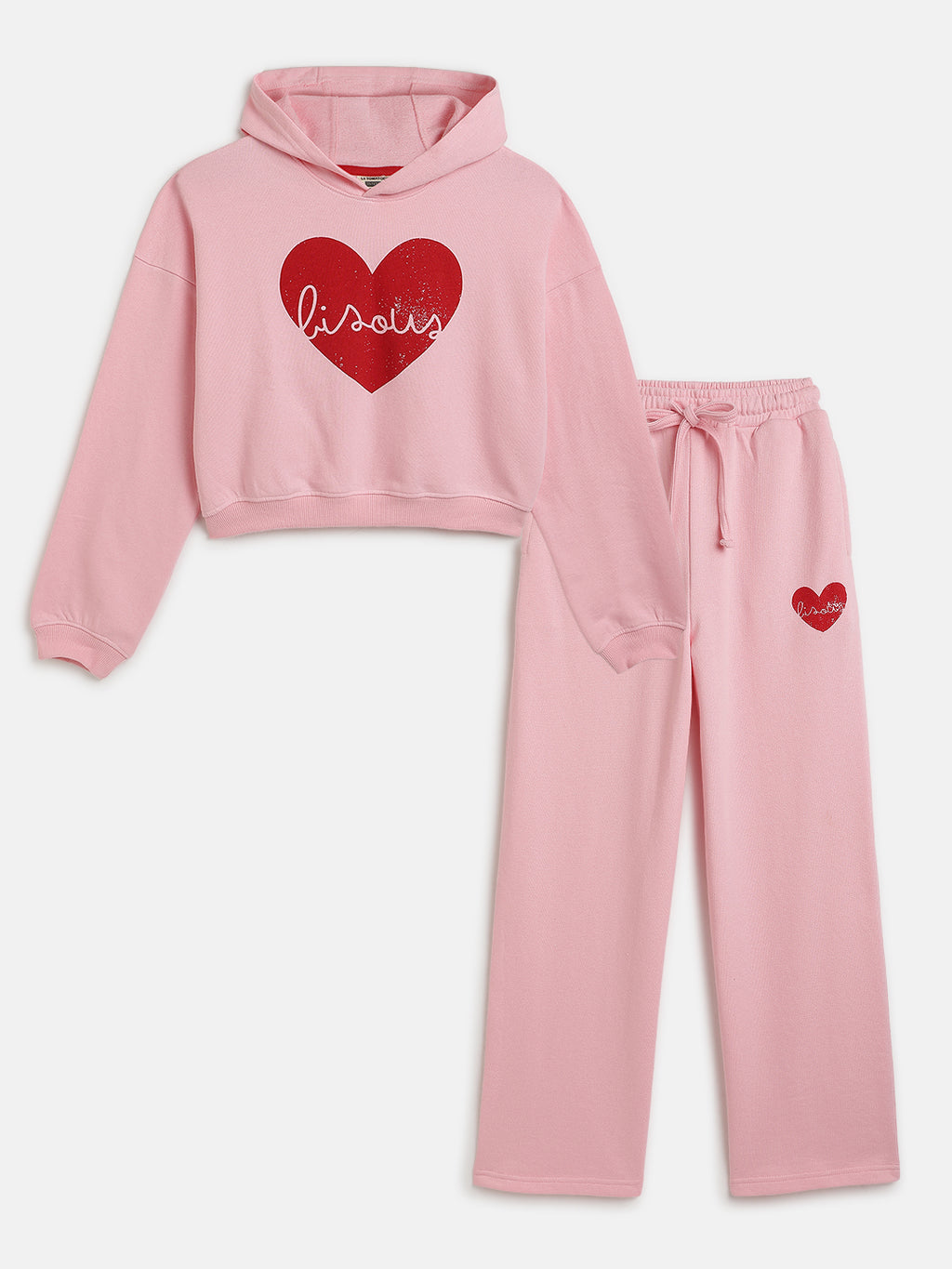 Lil Tomatoes Girls Cotton Looper Track Suits