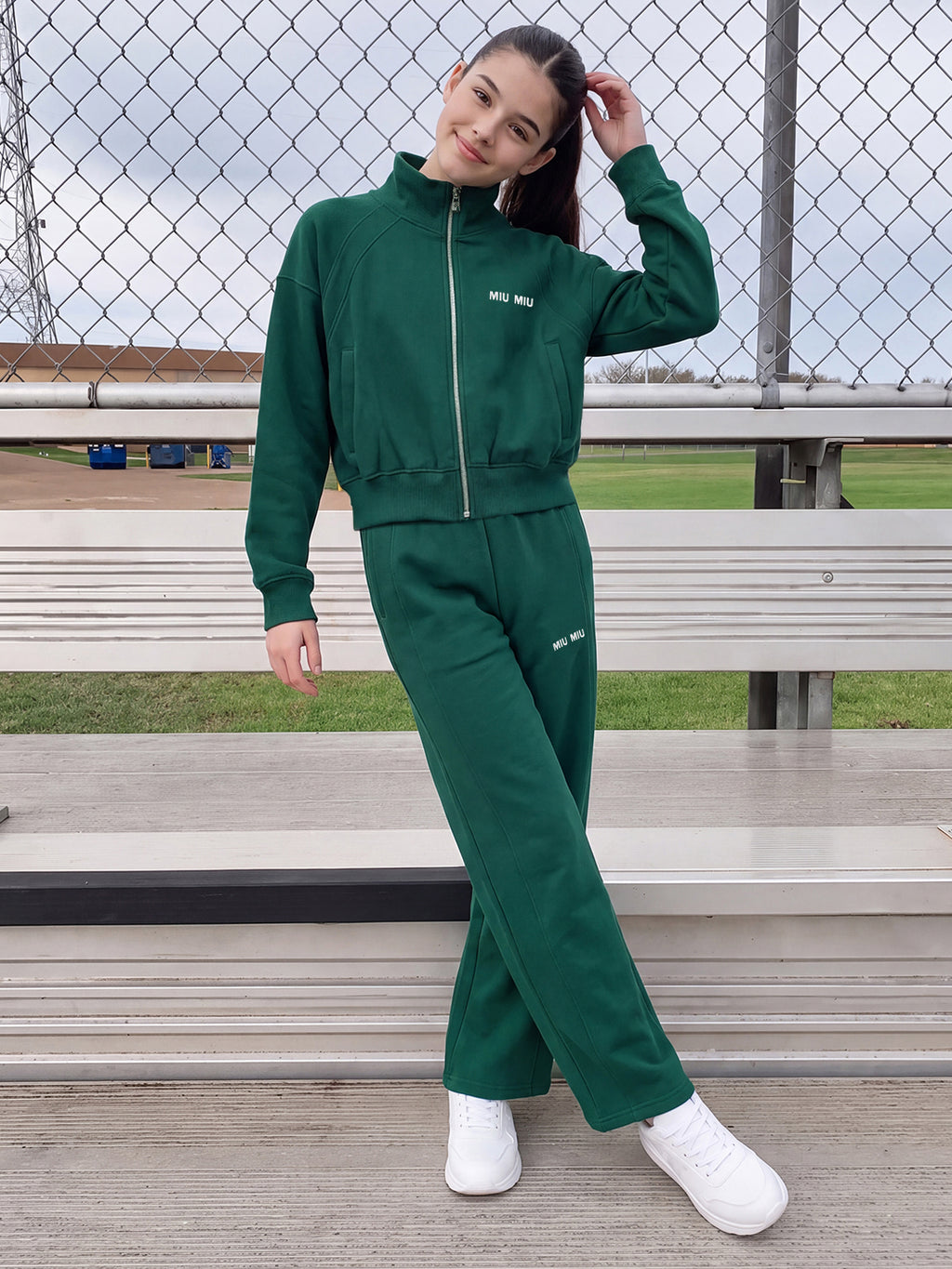 Lil Tomatoes Girls Cotton Fleece Track Suits