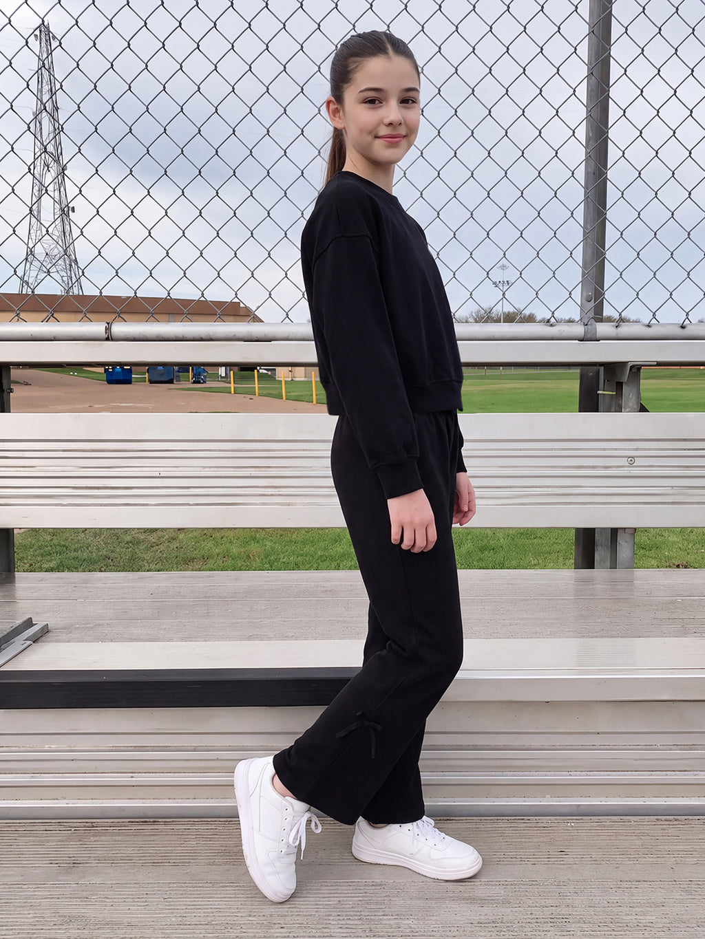 Lil Tomatoes Girls Cotton Looper Track Suits