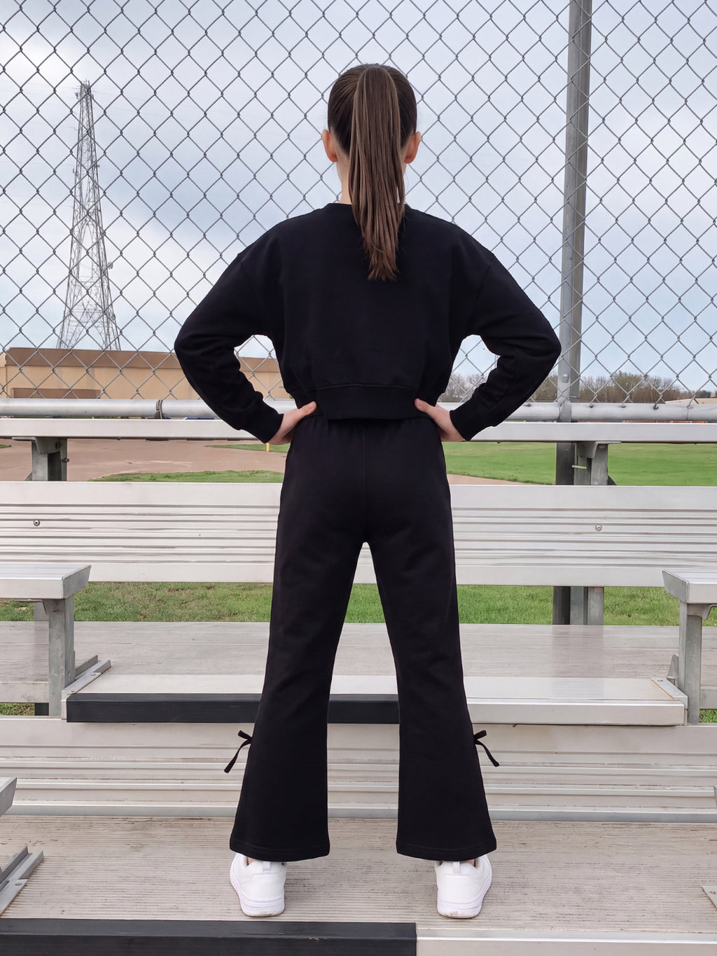 Lil Tomatoes Girls Cotton Looper Track Suits