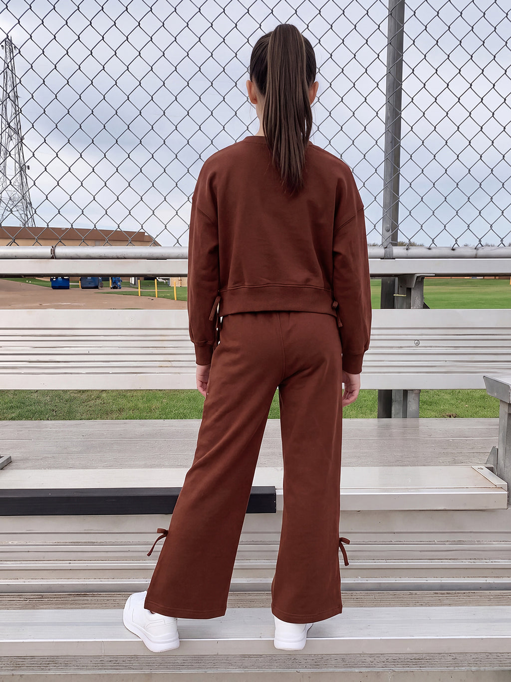 Lil Tomatoes Girls Cotton Looper Track Suits