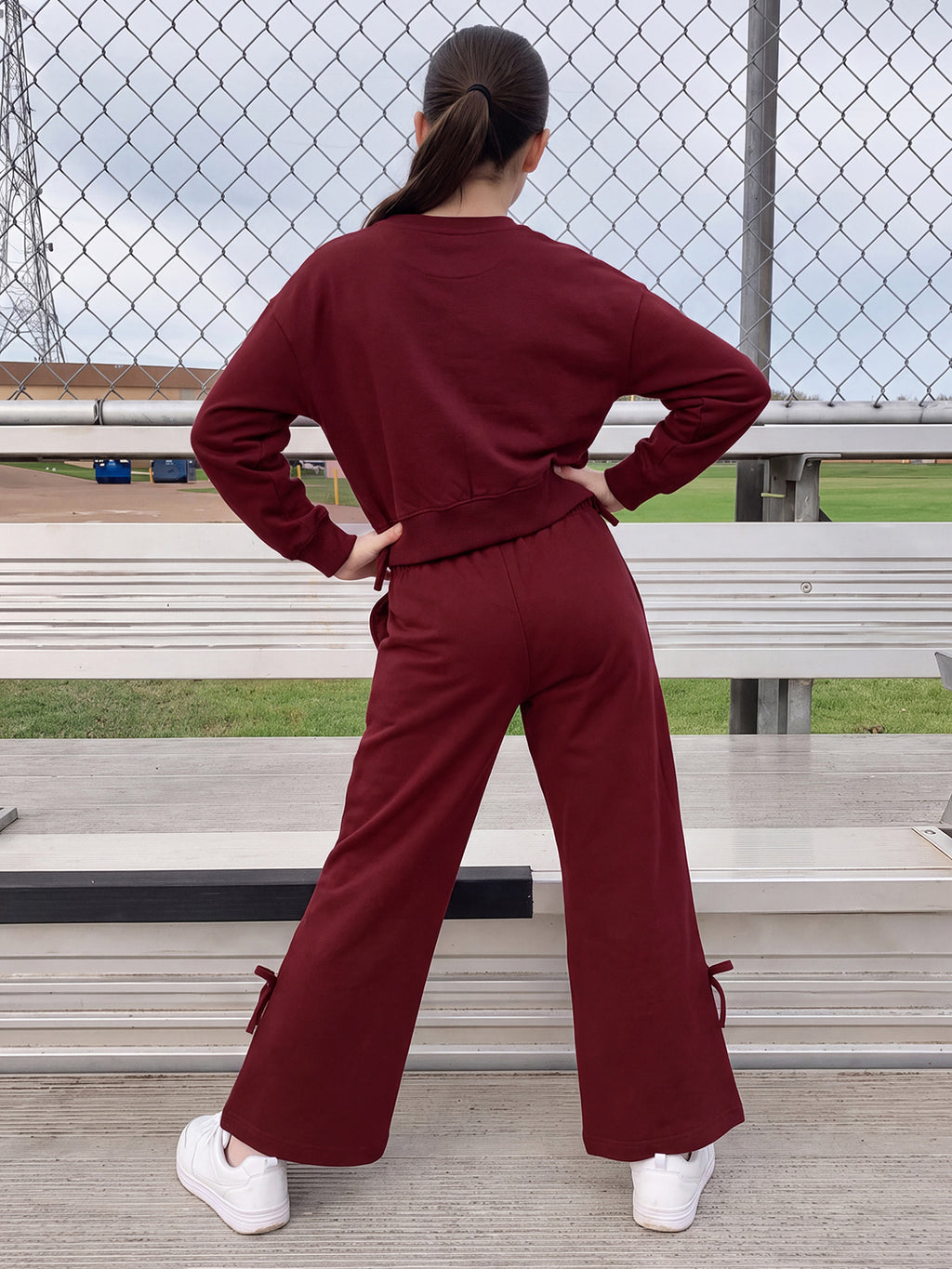 Lil Tomatoes Girls Cotton Looper Track Suits