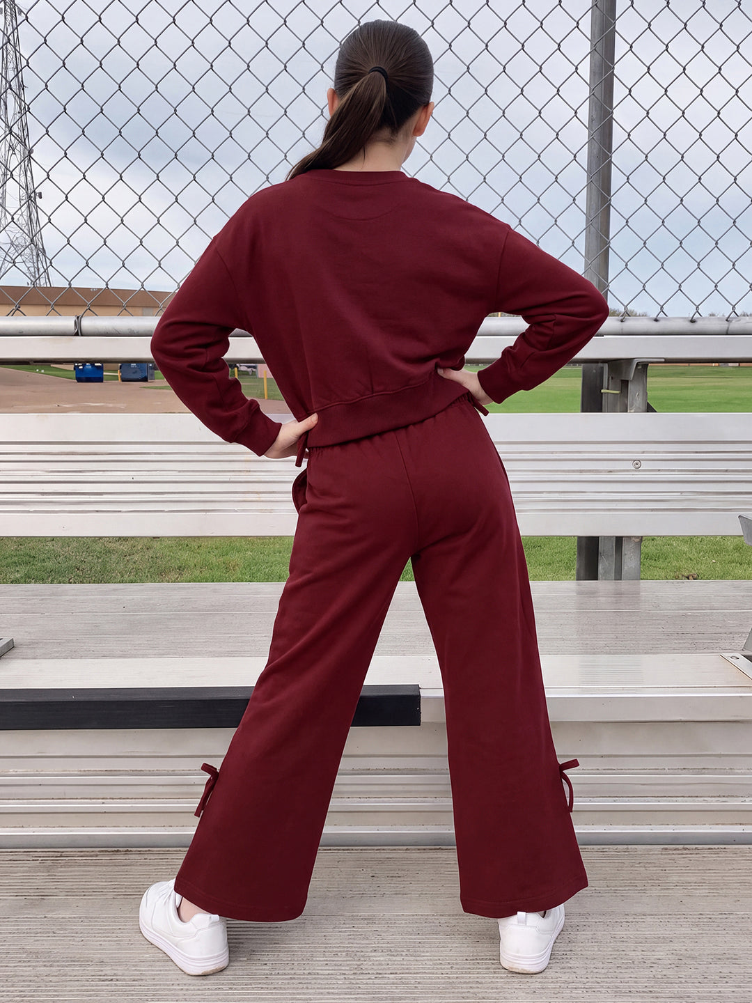 Lil Tomatoes Girls Cotton Looper Track Suits