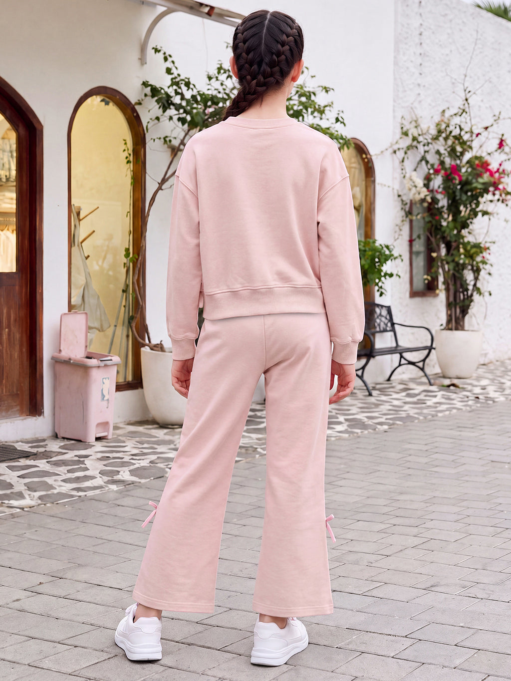 Lil Tomatoes Girls Cotton Looper Track Suits