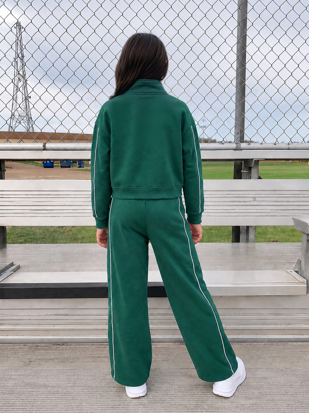 Lil Tomatoes Girls Cotton Fleece Track Suits