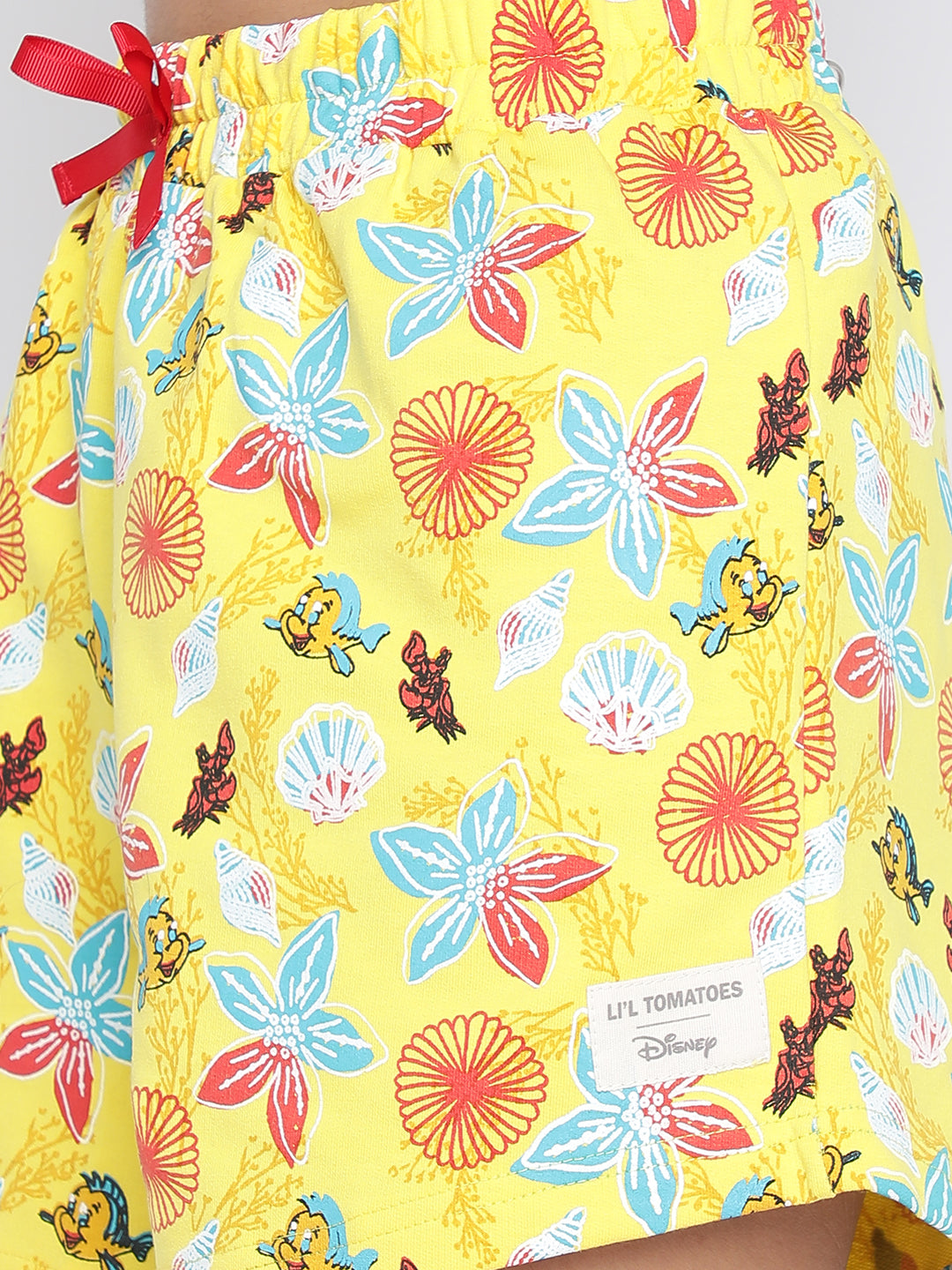 Lil Tomatoes Girls Cotton Looper Combo Shorts