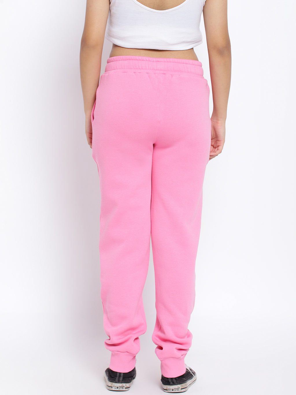Lil Tomatoes Girls Minnie Mouse Cotton Fleece Trackpant