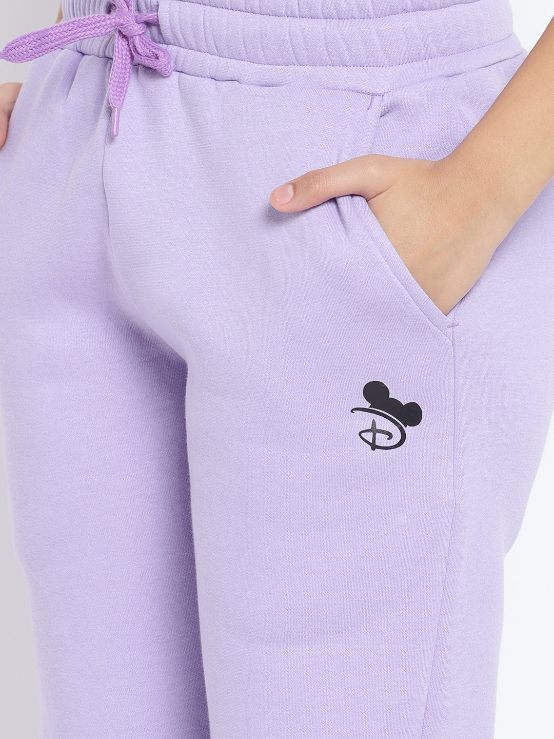 Lil Tomatoes Girls Minnie Mouse Cotton Fleece Trackpant