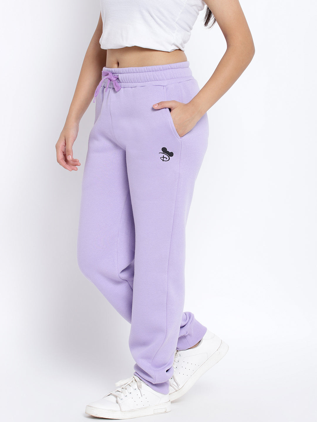 Lil Tomatoes Girls Minnie Mouse Cotton Fleece Trackpant