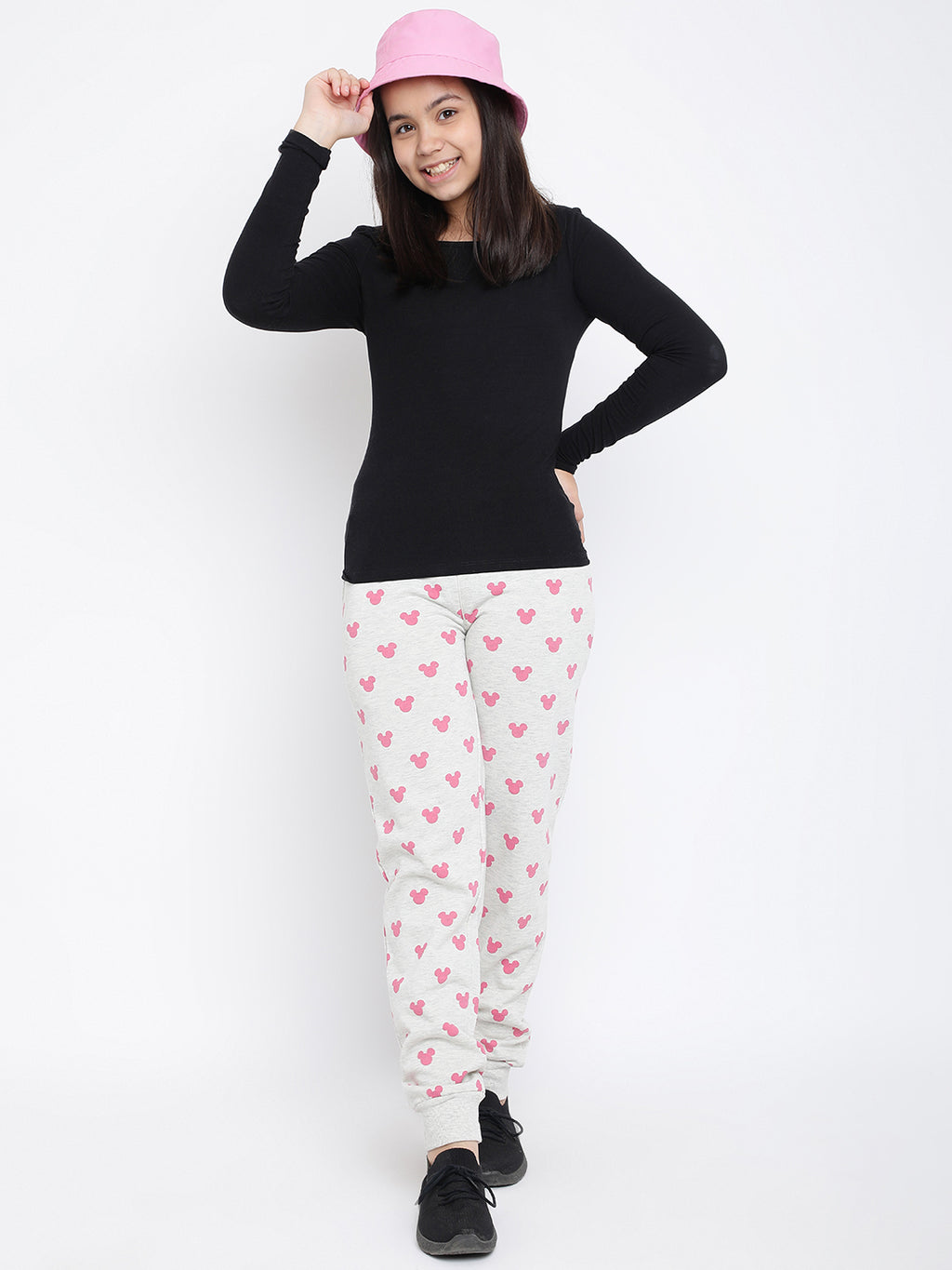Lil Tomatoes Girls Disney Cotton Fleece Joggers