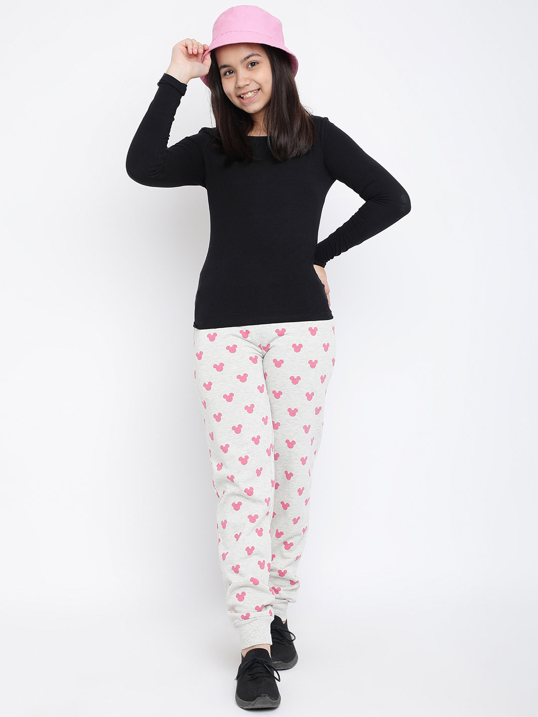 Lil Tomatoes Girls Disney Cotton Fleece Joggers
