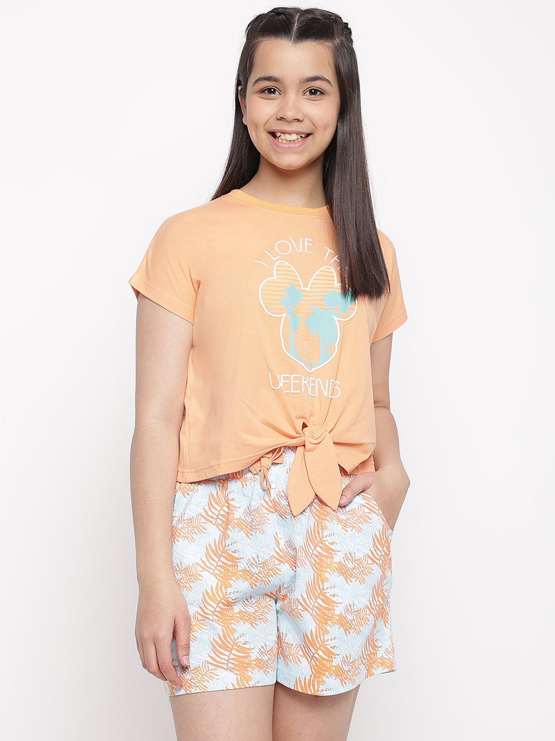 Lil Tomatoes Girls Disney Cotton Night Suits