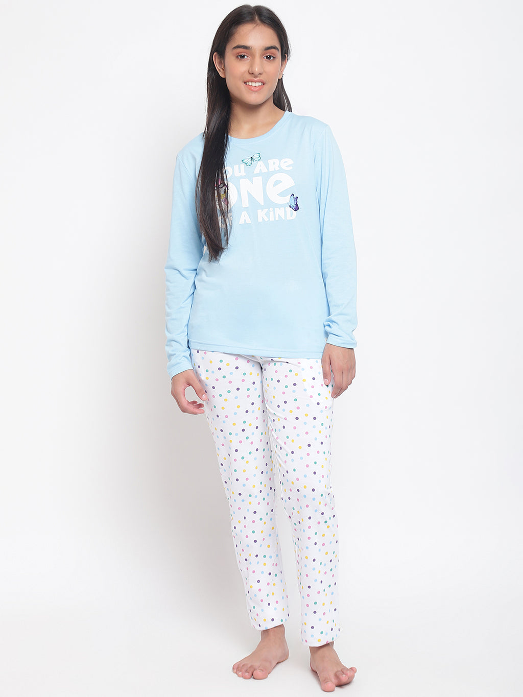 Li'l Tomatoes Girls Cotton Night Suits