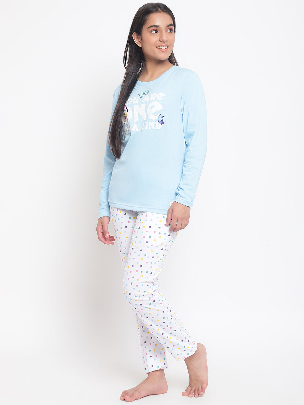 Li'l Tomatoes Girls Cotton Night Suits