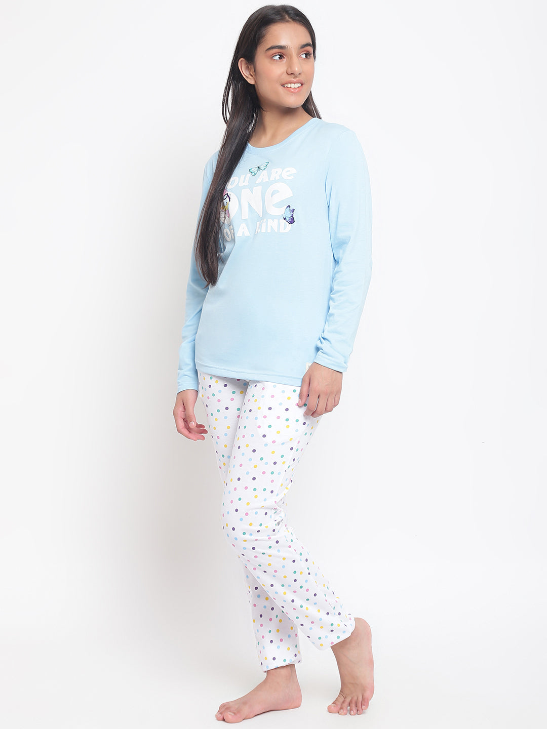 Li'l Tomatoes Girls Cotton Night Suits