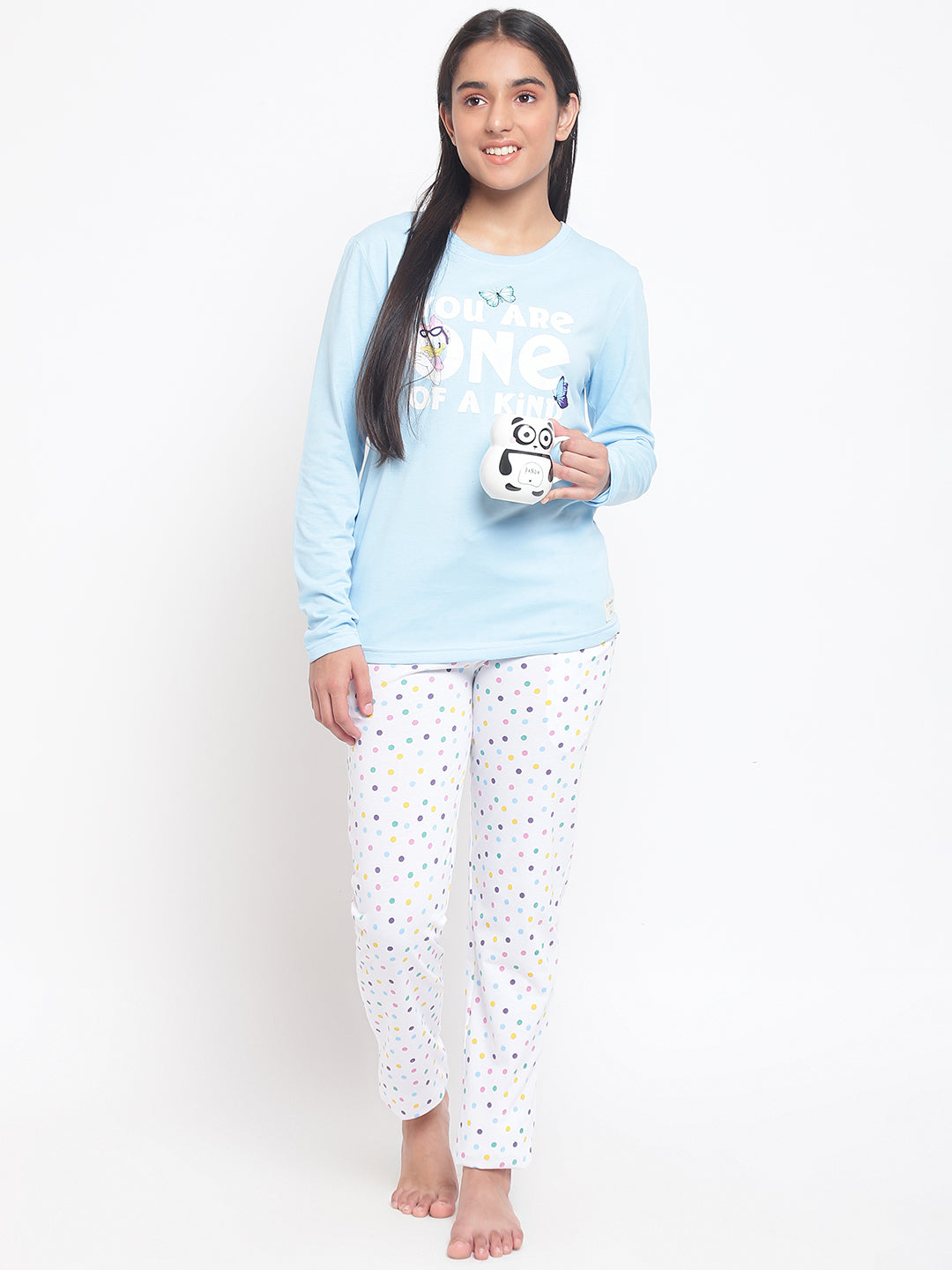 Li'l Tomatoes Girls Cotton Night Suits