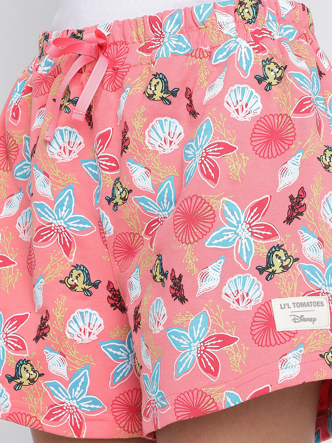 Lil Tomatoes Girls Disney Cotton Looper Shorts
