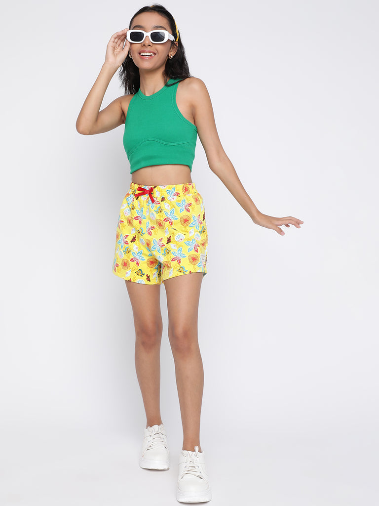 Lil Tomatoes Girls Disney Cotton Looper Shorts