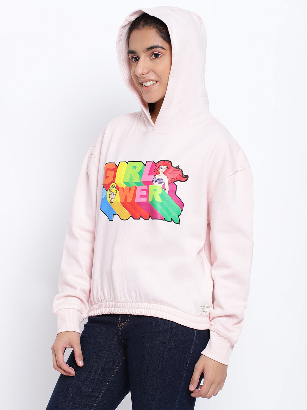 Lil Tomatoes Girls Disney Cotton Fleece Sweatshirt
