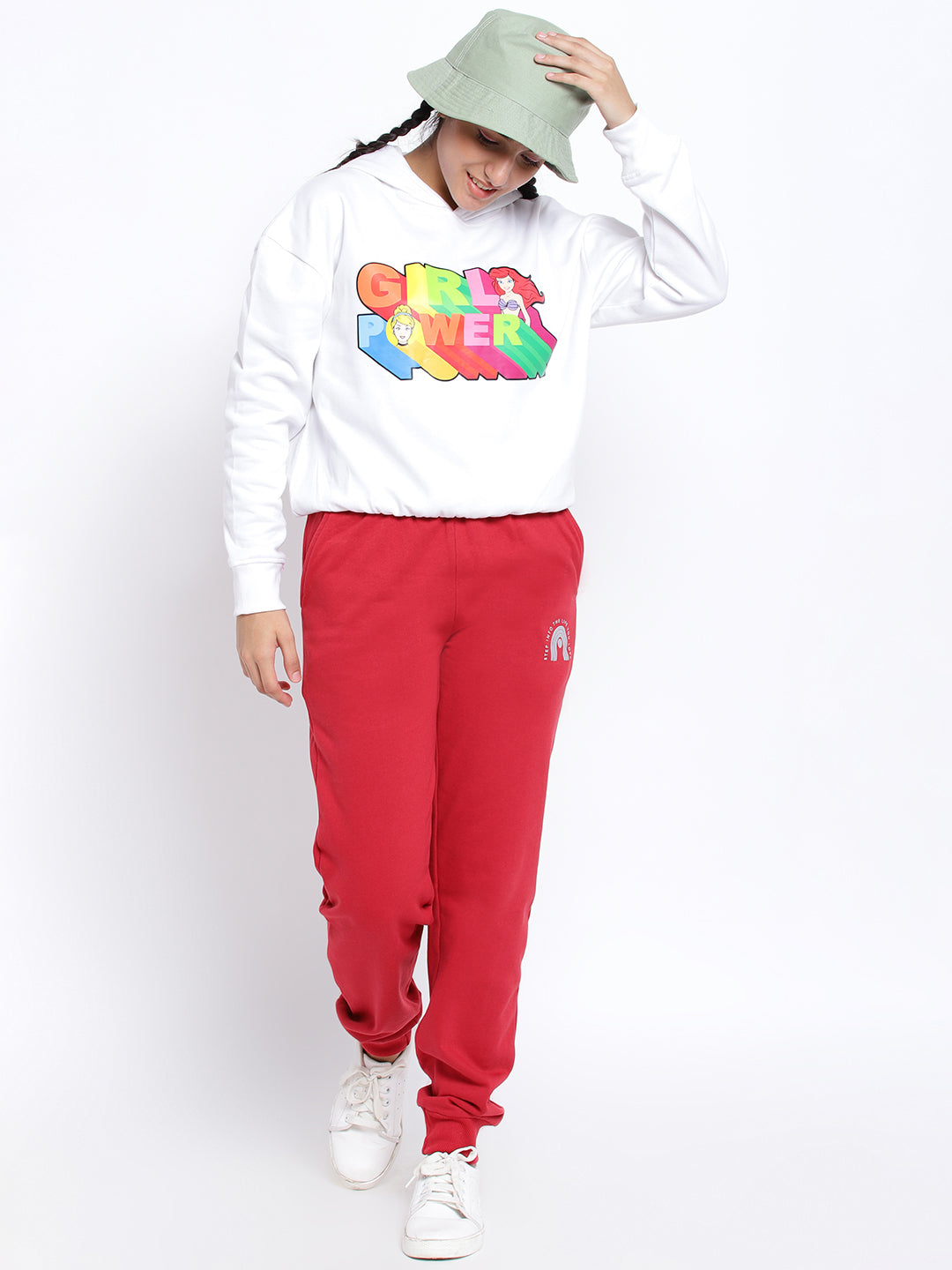 Lil Tomatoes Girls Disney Cotton Fleece Sweatshirt