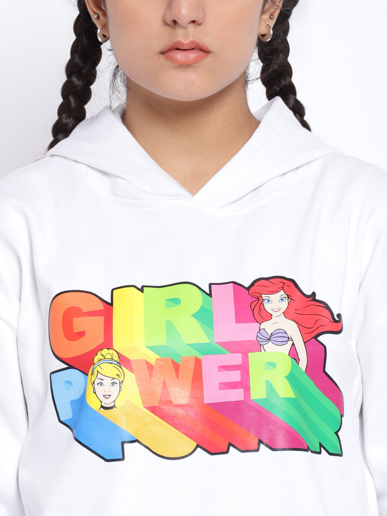 Lil Tomatoes Girls Disney Cotton Fleece Sweatshirt