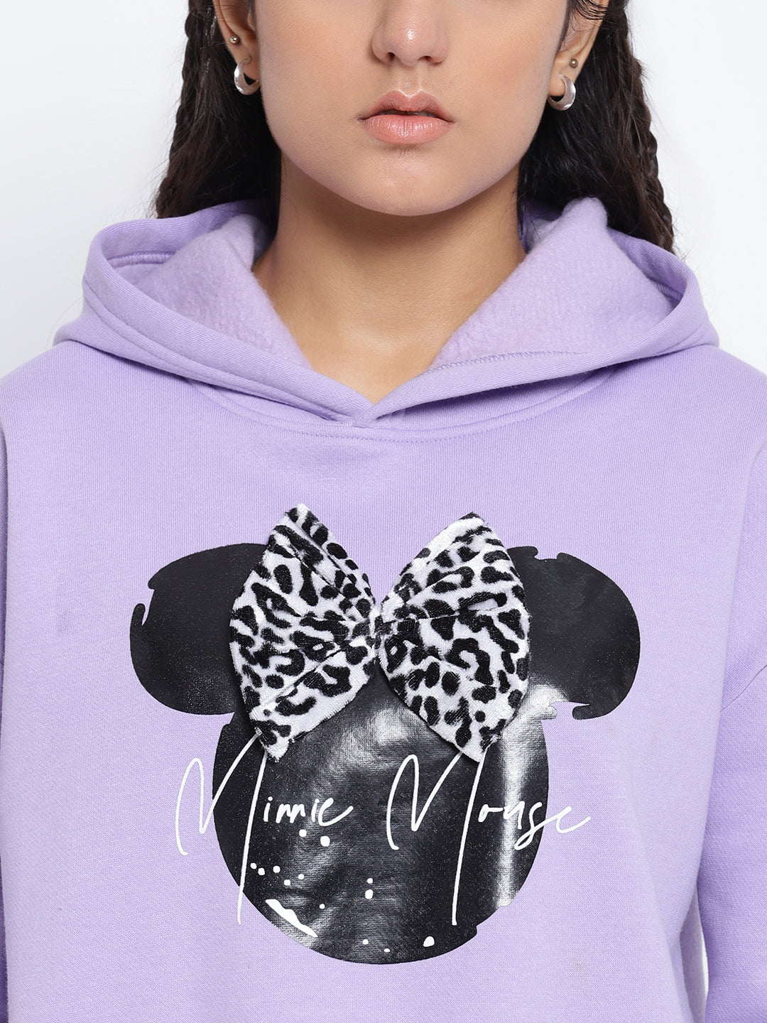 Lil Tomatoes Girls Minnie Mouse Cotton Fleece Sweatshirt