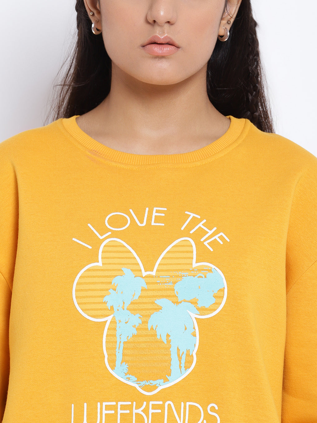 Lil Tomatoes Girls Disney Cotton Fleece Sweatshirt