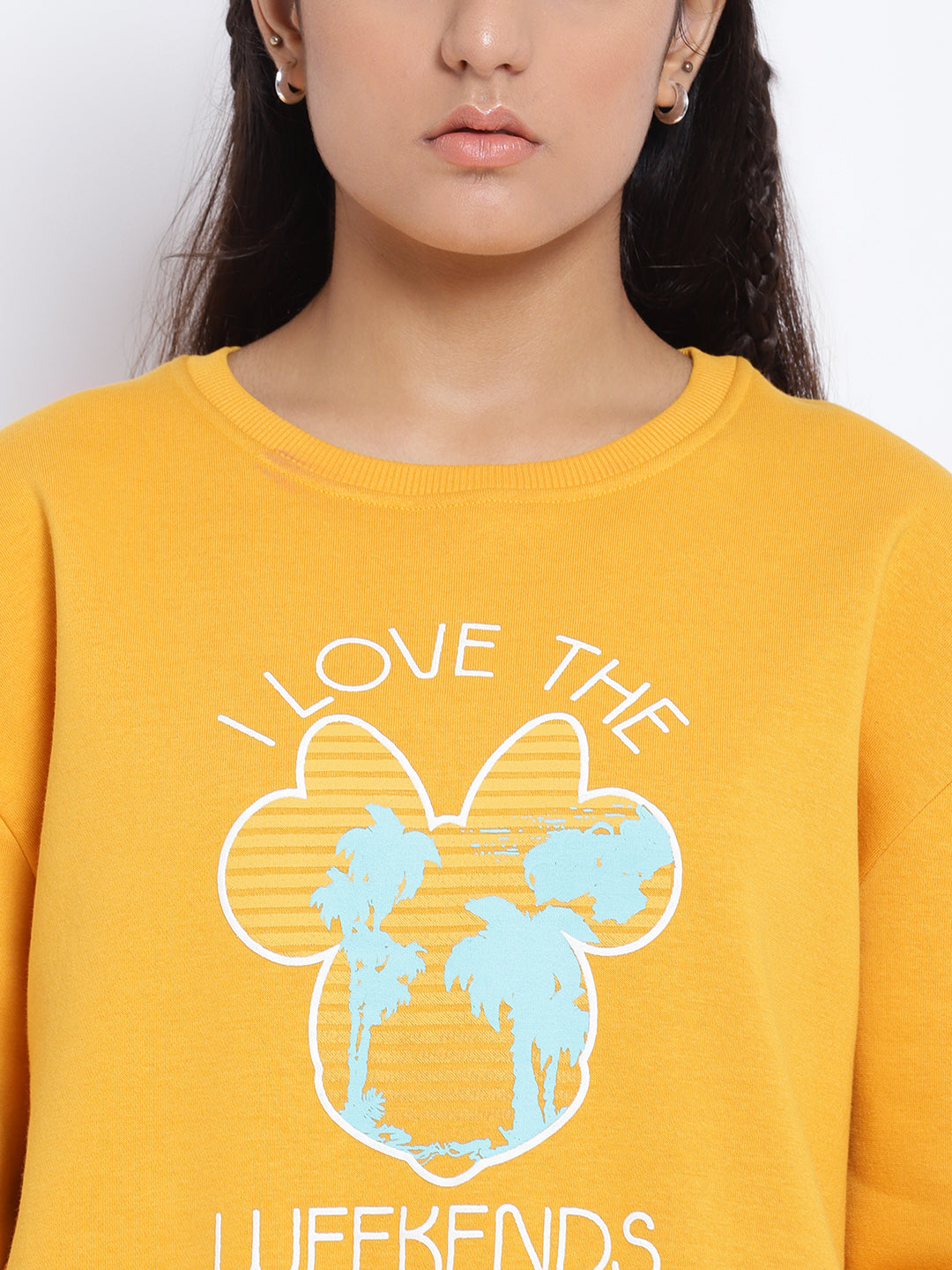 Lil Tomatoes Girls Disney Cotton Fleece Sweatshirt