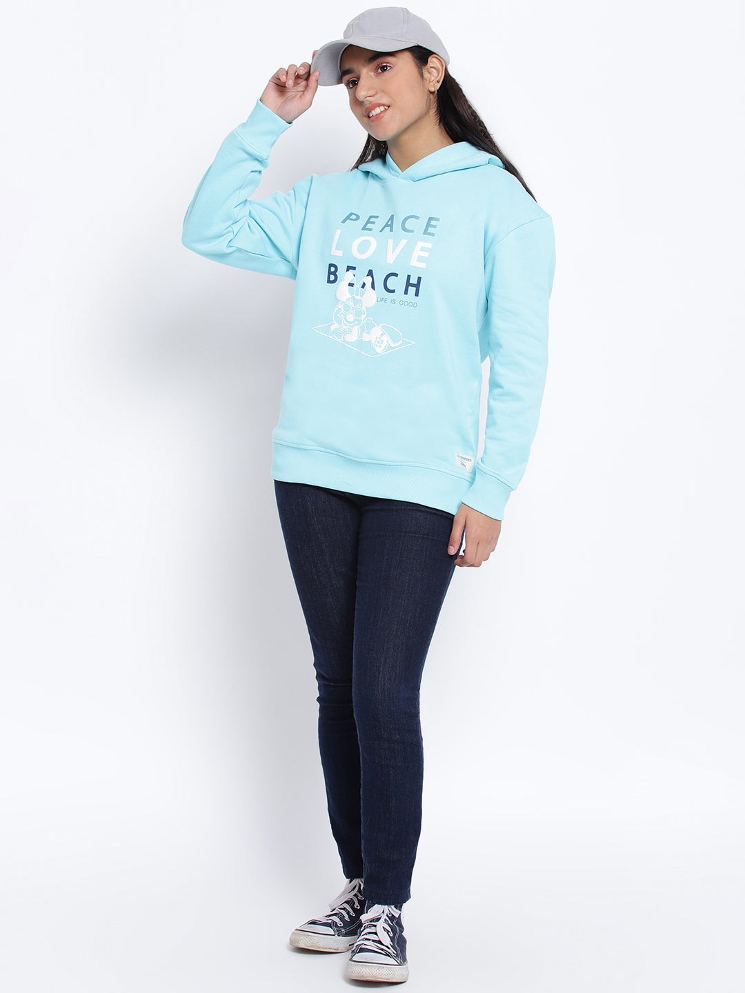Lil Tomatoes Girls Disney Cotton Fleece Sweatshirt