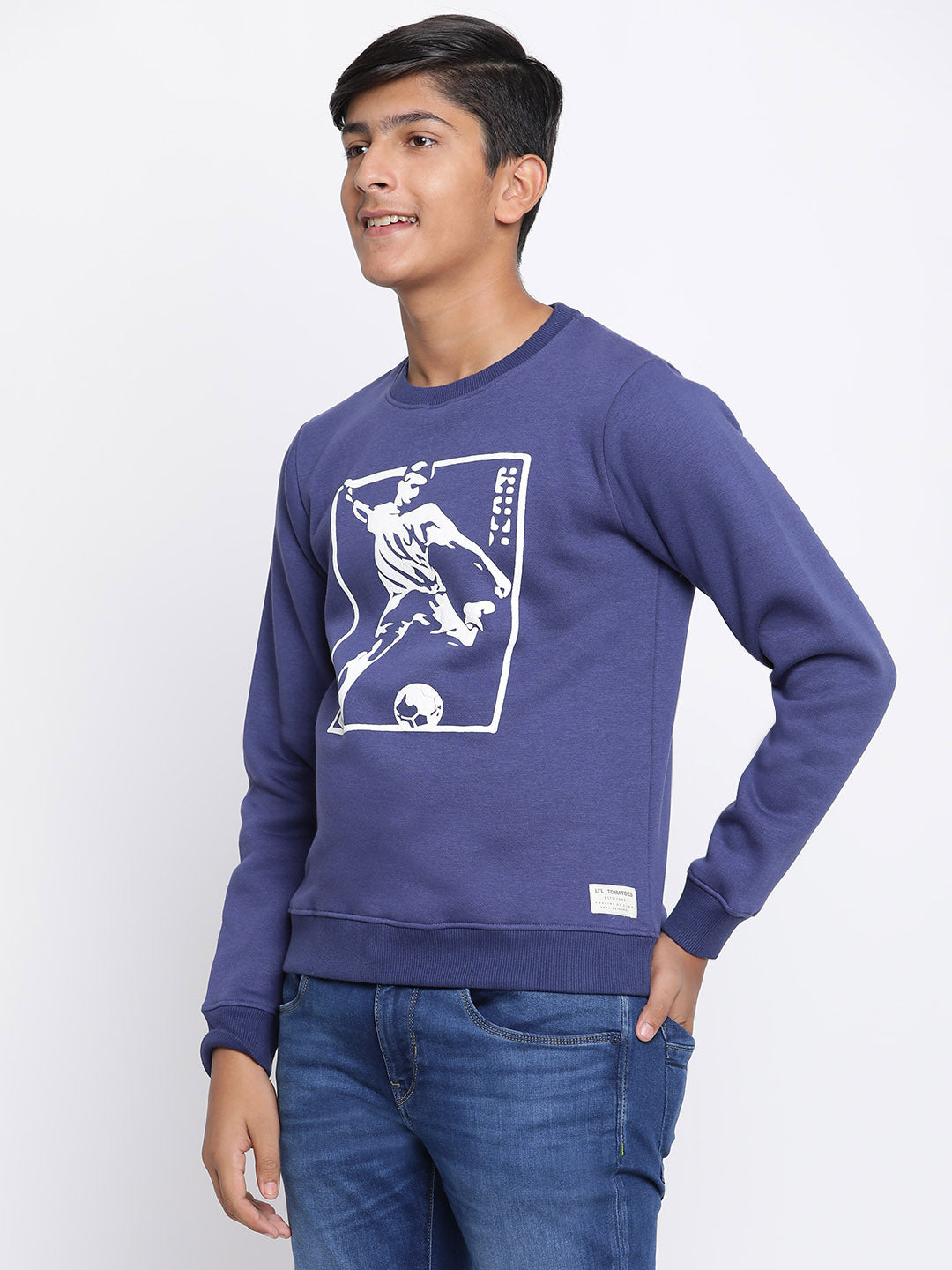 Lil Tomatoes Boys Cotton Fleece Sweatshirt