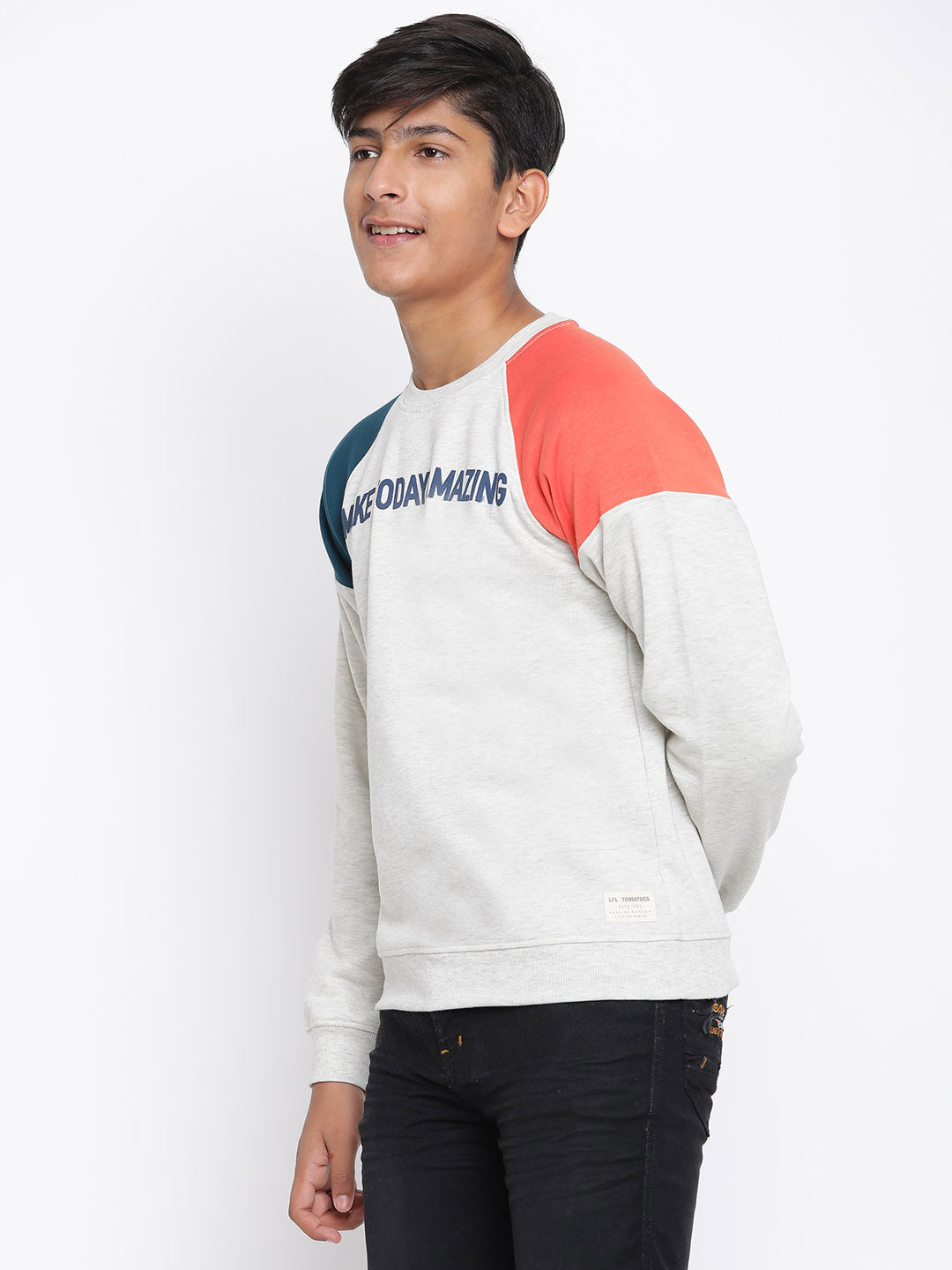 Lil Tomatoes Boys Cotton Fleece Sweatshirt