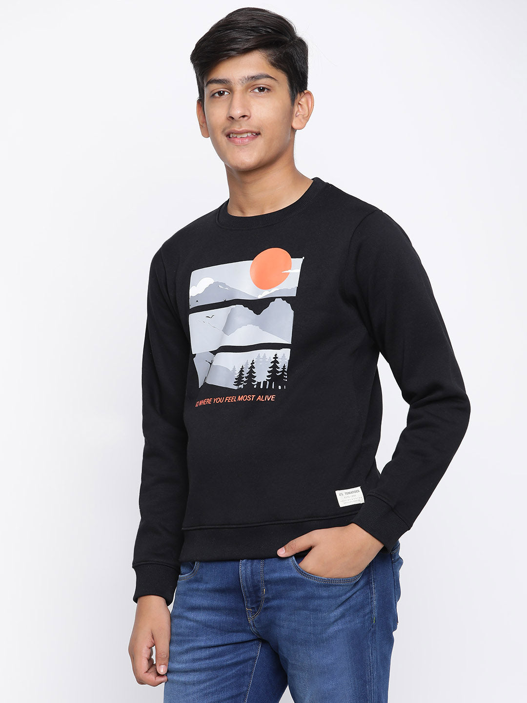 Lil Tomatoes Boys Cotton Fleece Sweatshirt