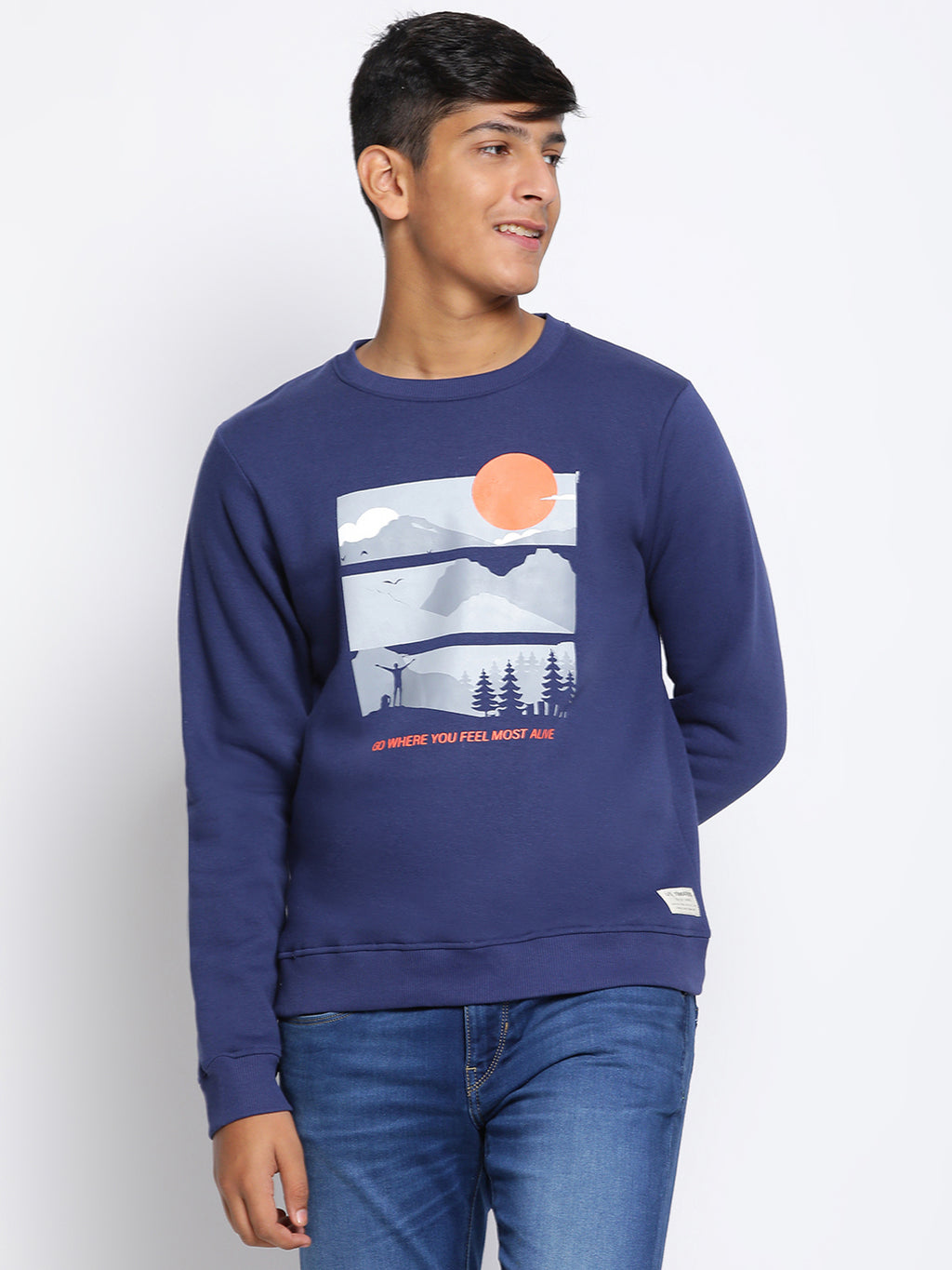 Lil Tomatoes Boys Cotton Fleece Sweatshirt