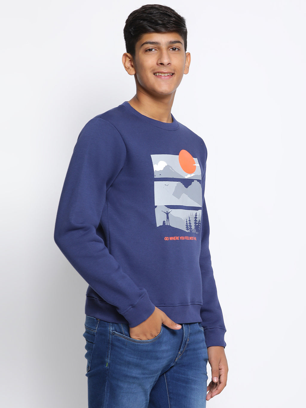 Lil Tomatoes Boys Cotton Fleece Sweatshirt