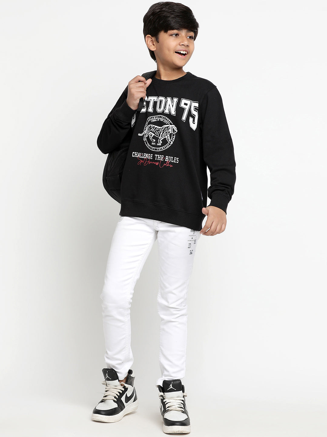 Lil Tomatoes Boys Light Weight Cotton Looper Sweatshirt