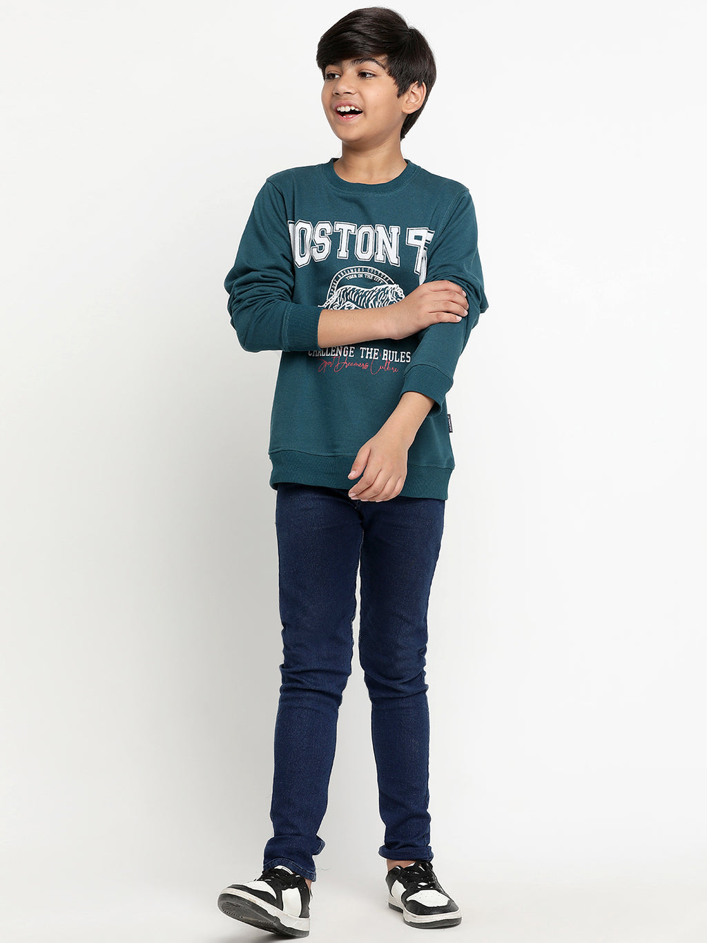 Lil Tomatoes Boys Light Weight Cotton Looper Sweatshirt