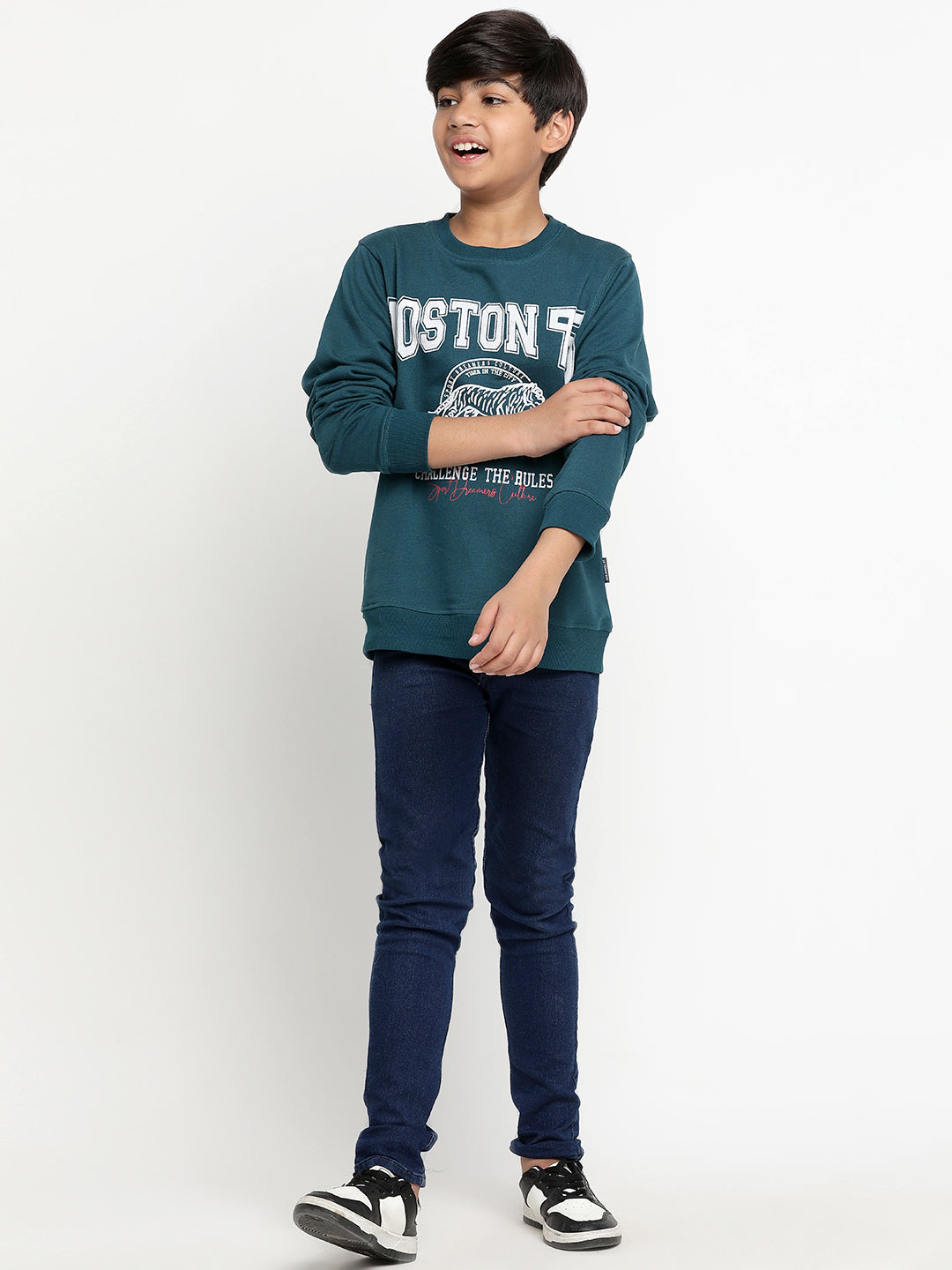 Lil Tomatoes Boys Light Weight Cotton Looper Sweatshirt
