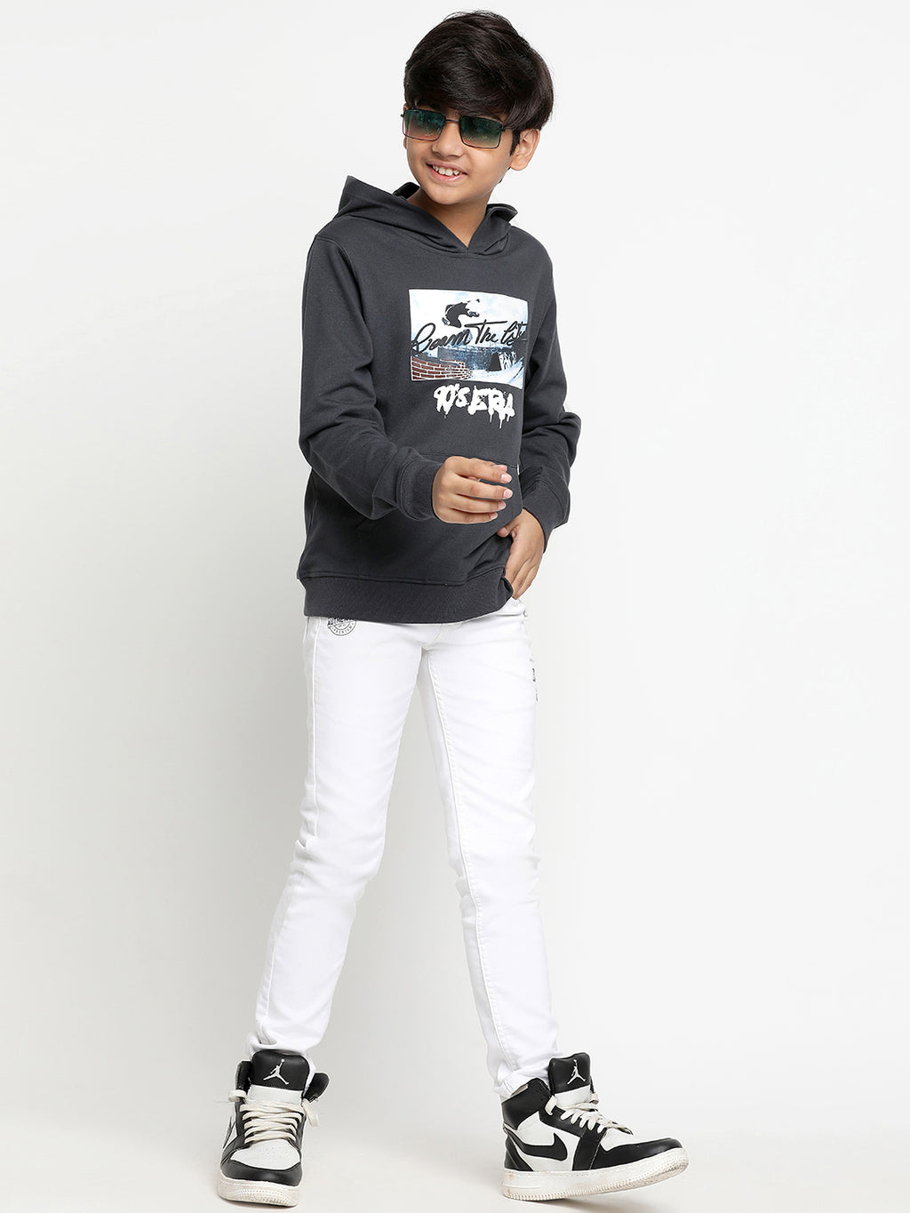 Lil Tomatoes Boys Light Weight Cotton Looper Sweatshirt
