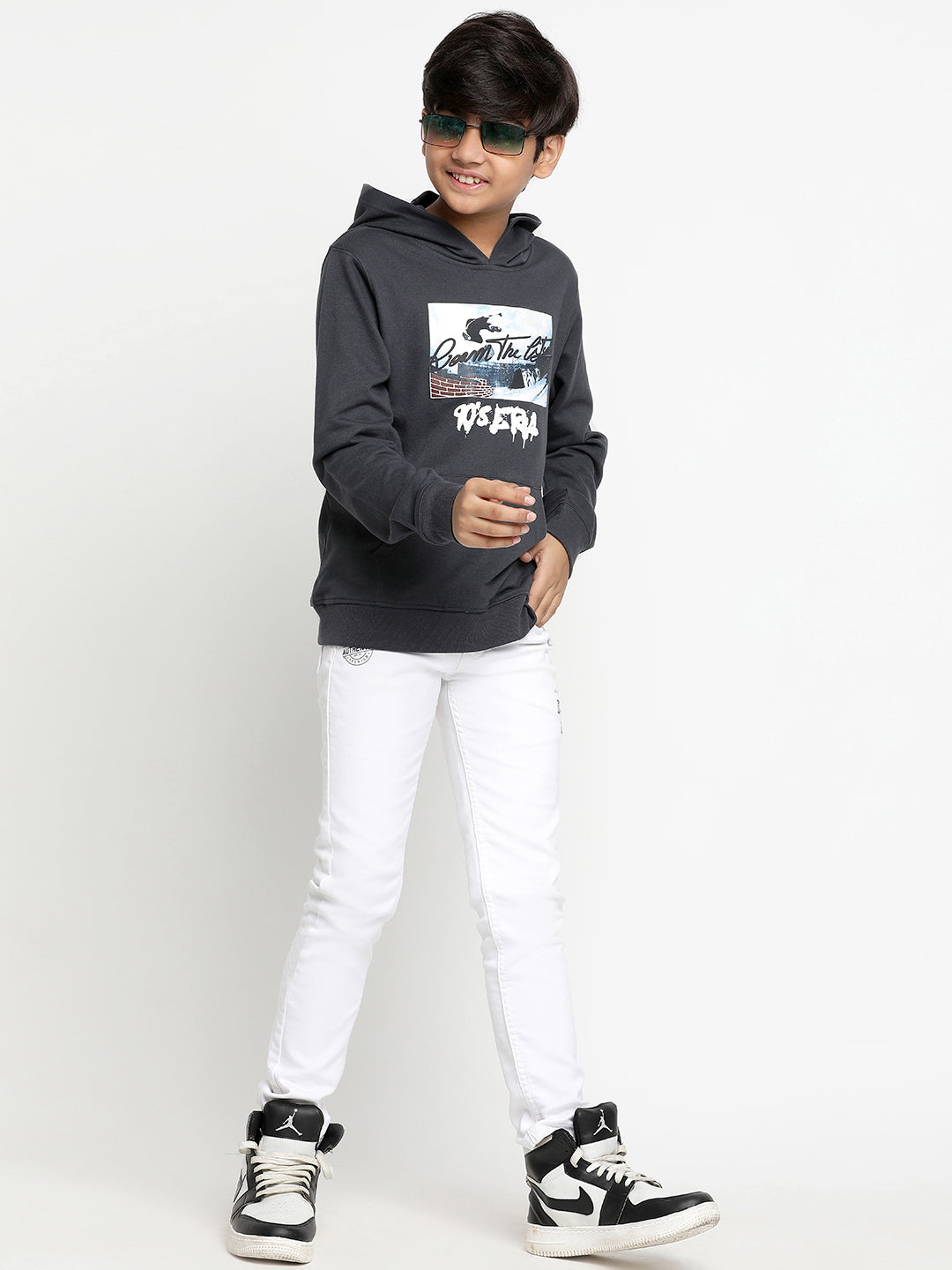 Lil Tomatoes Boys Light Weight Cotton Looper Sweatshirt