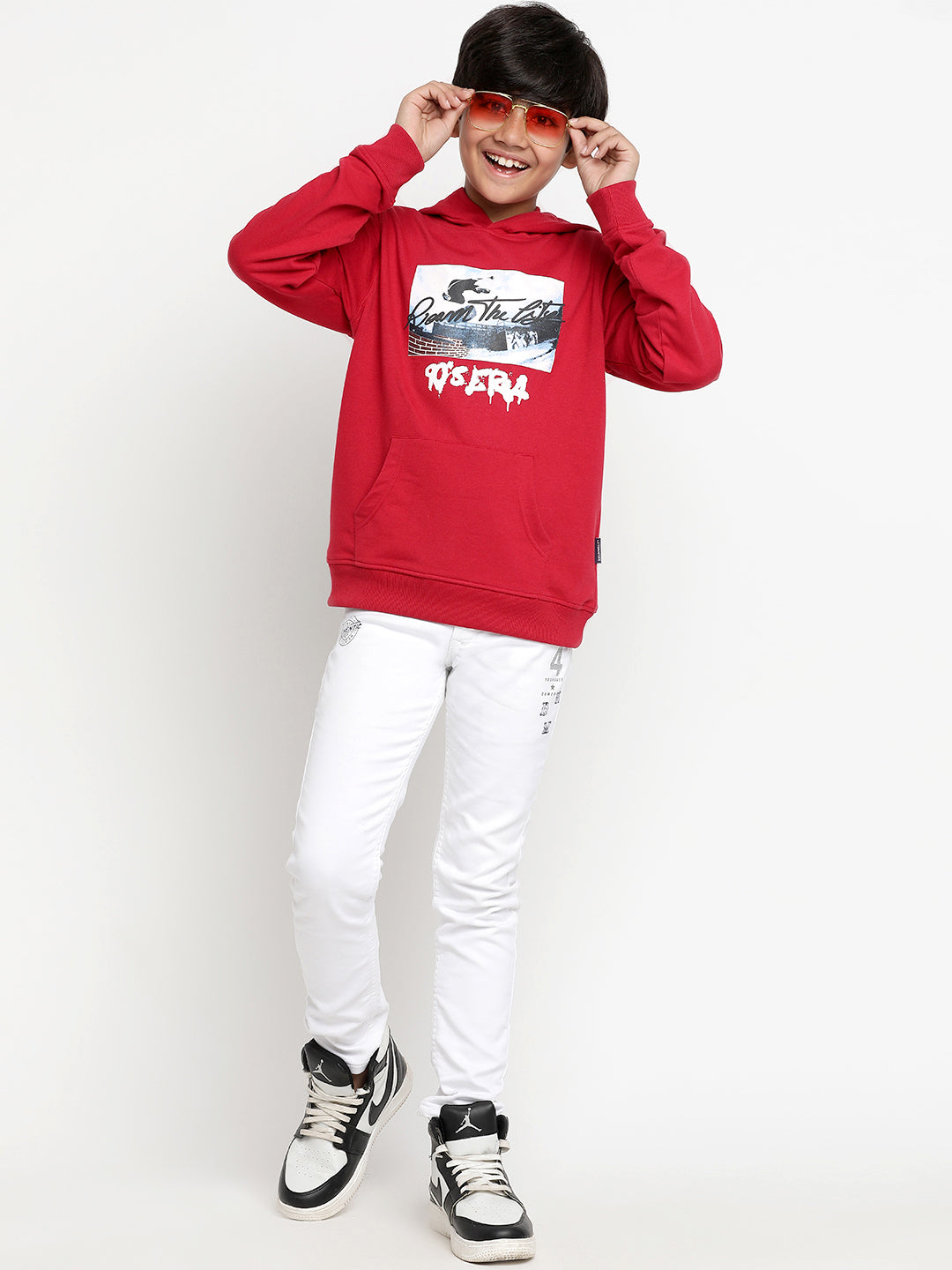 Lil Tomatoes Boys Light Weight Cotton Looper Sweatshirt