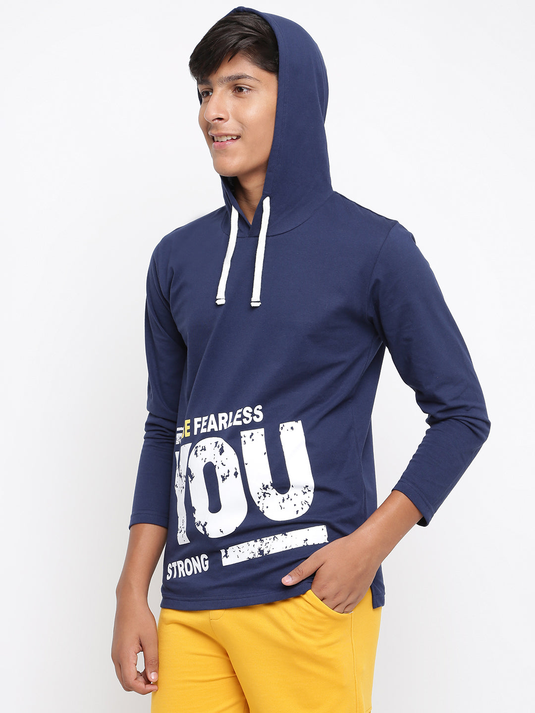 Lil Tomatoes Boys Cotton Hooded T-shirt
