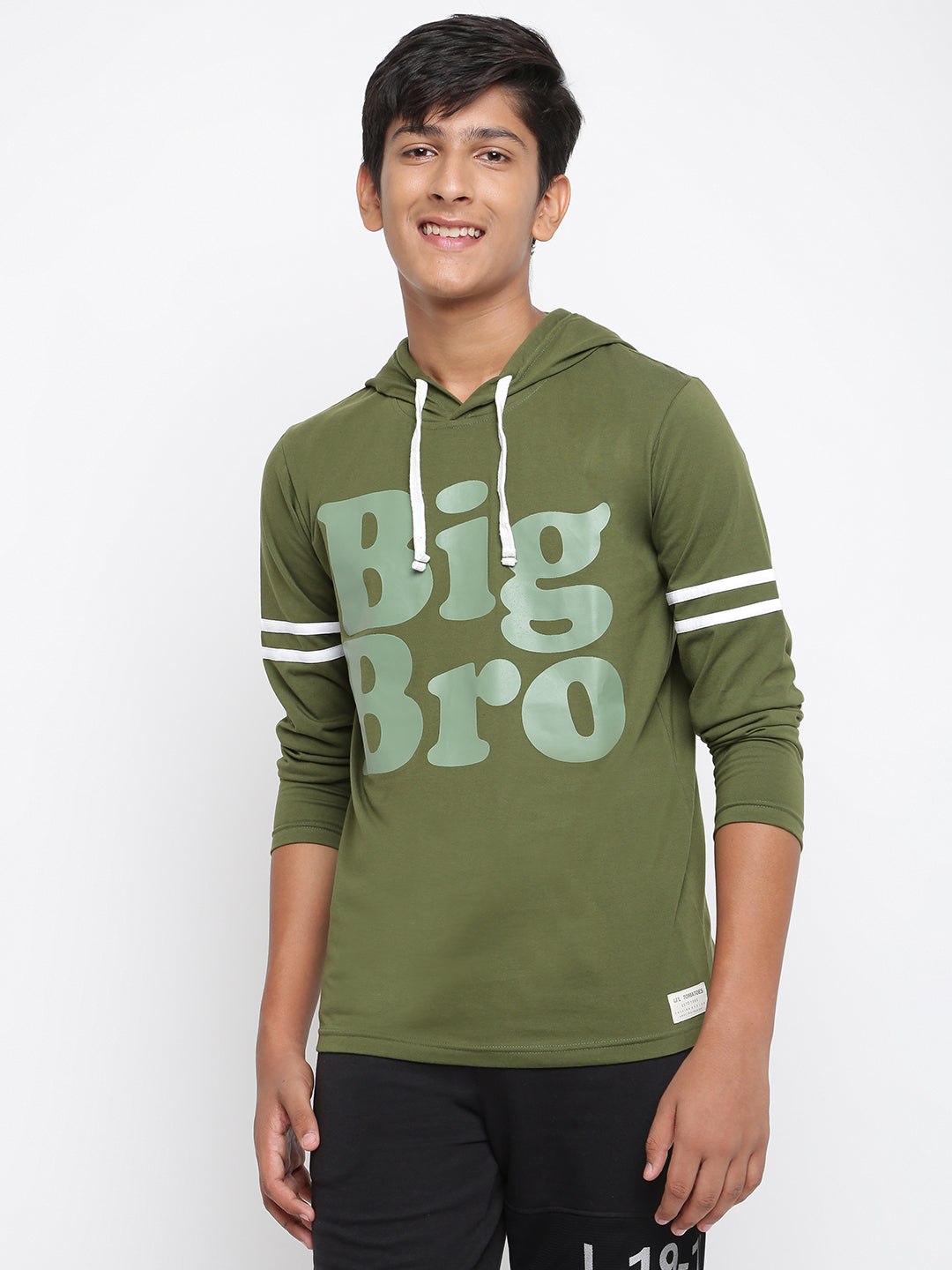 Lil Tomatoes Boys Cotton Hooded T-shirt