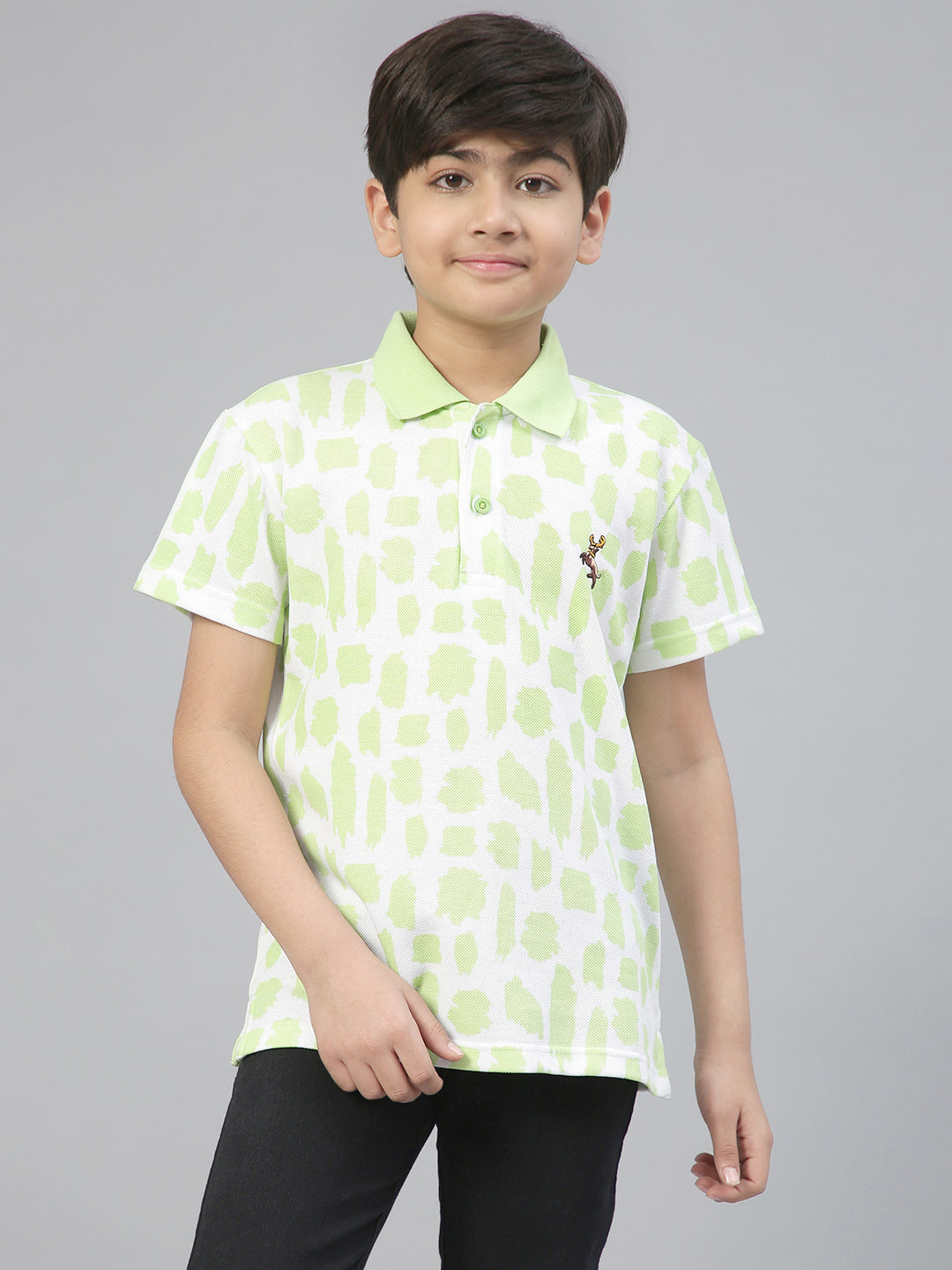 Lil Tomatoes Boys Cotton Polo T-shirt