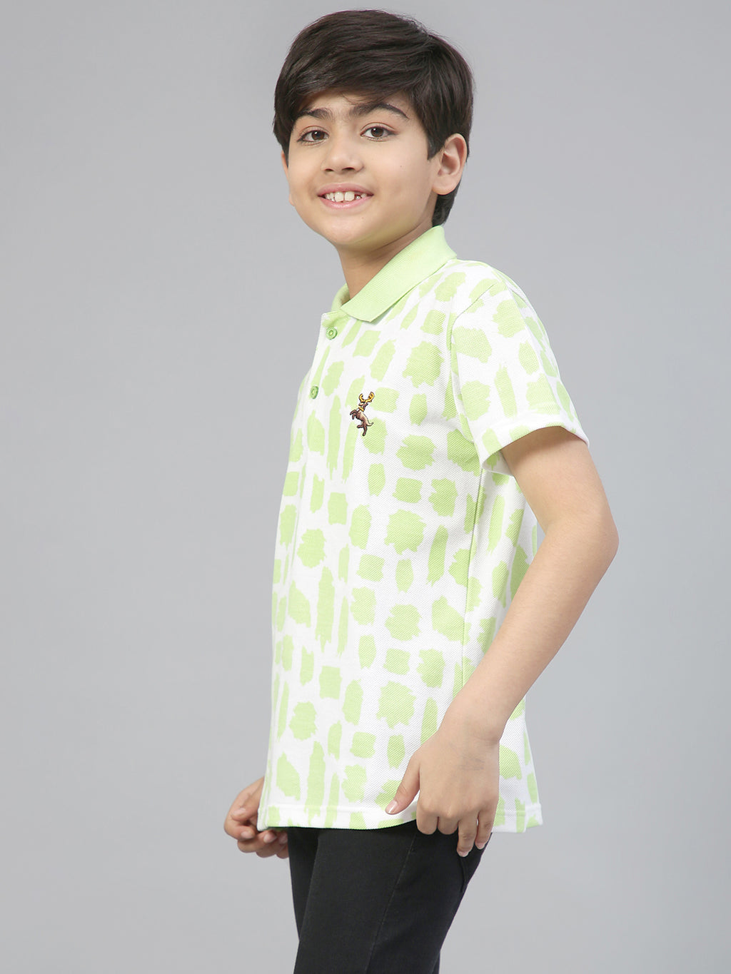 Lil Tomatoes Boys Cotton Polo T-shirt