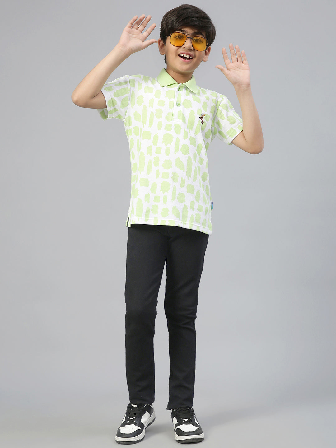 Lil Tomatoes Boys Cotton Polo T-shirt