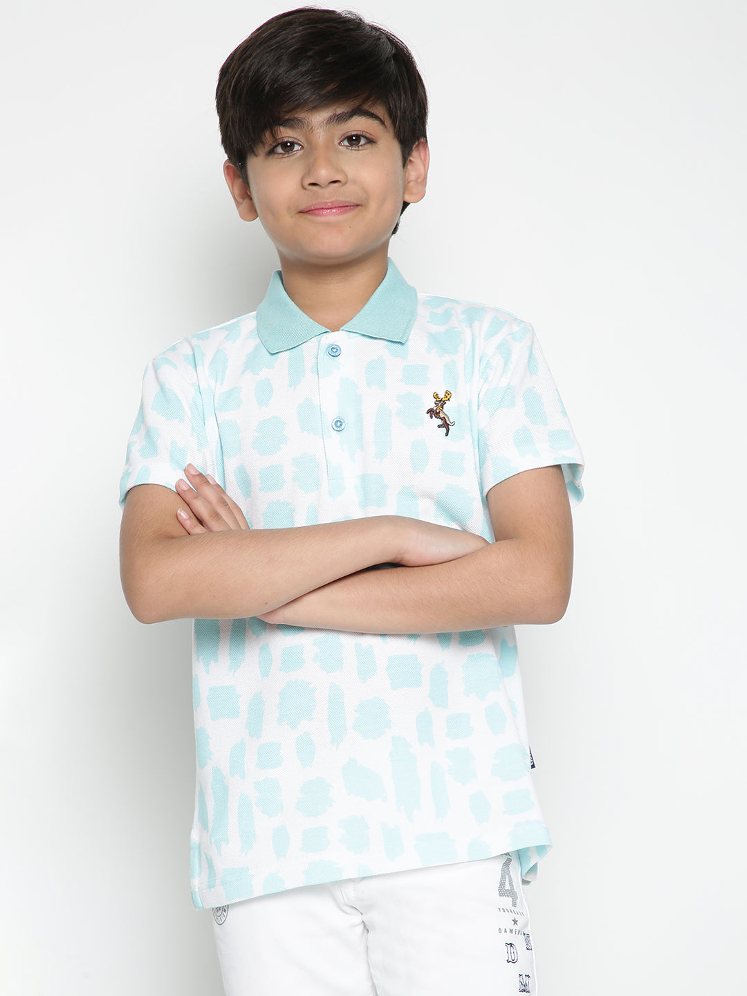 Lil Tomatoes Boys Cotton Polo T-shirt