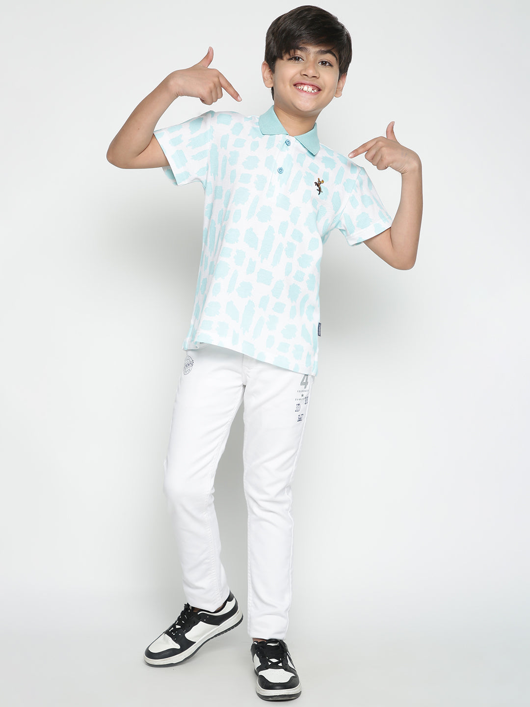 Lil Tomatoes Boys Cotton Polo T-shirt