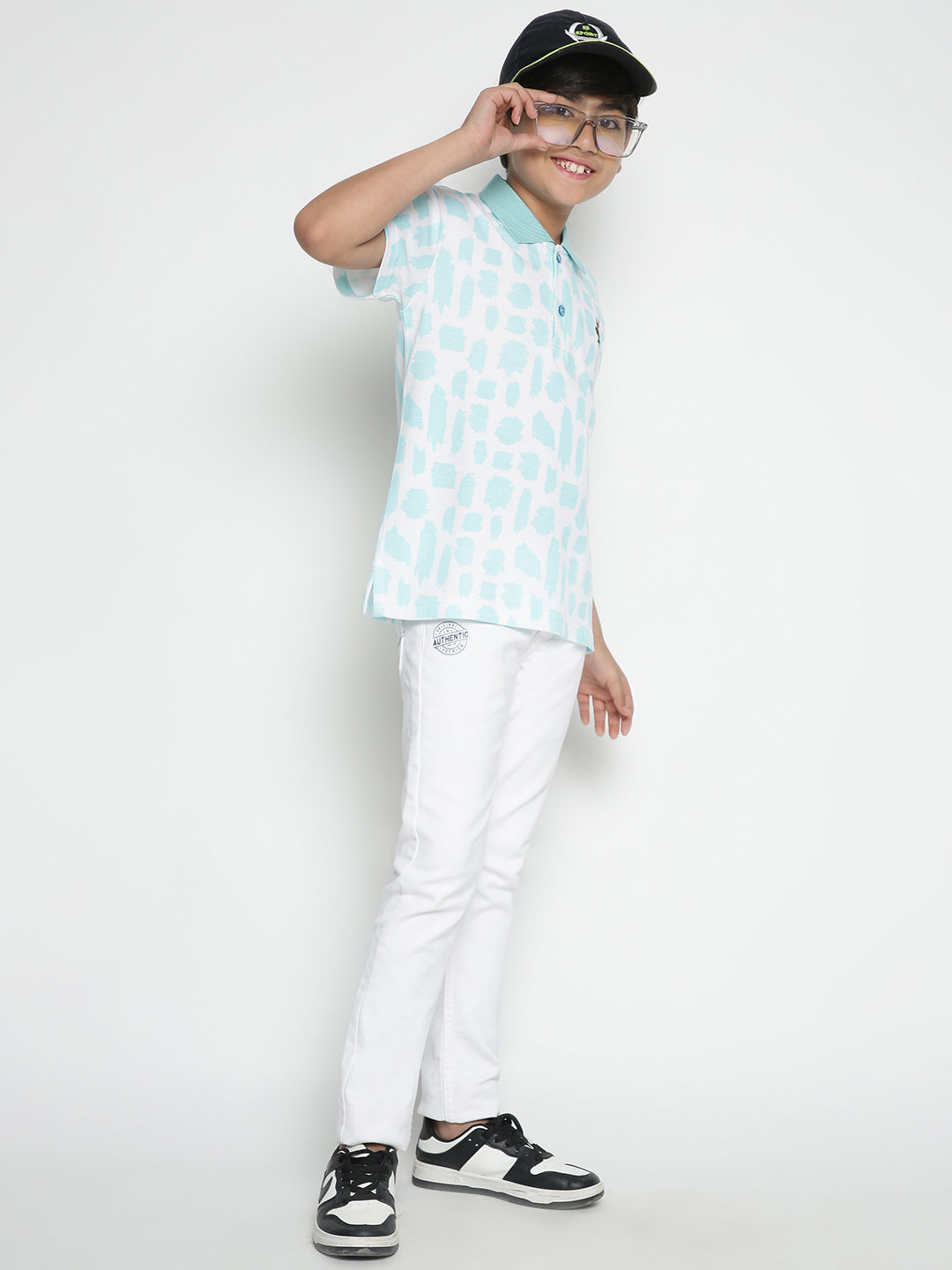 Lil Tomatoes Boys Cotton Polo T-shirt