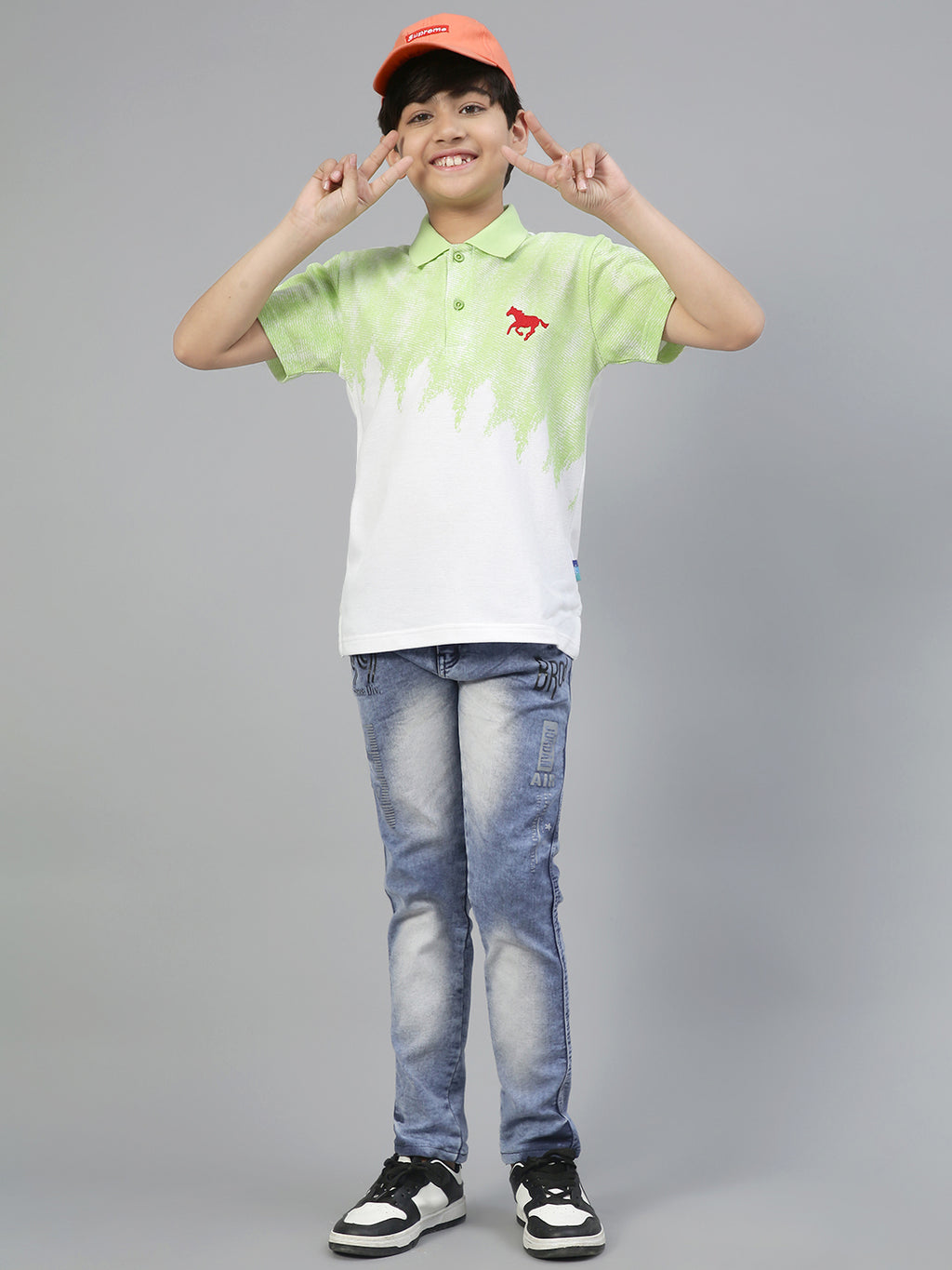 Lil Tomatoes Boys Cotton Polo T-shirt